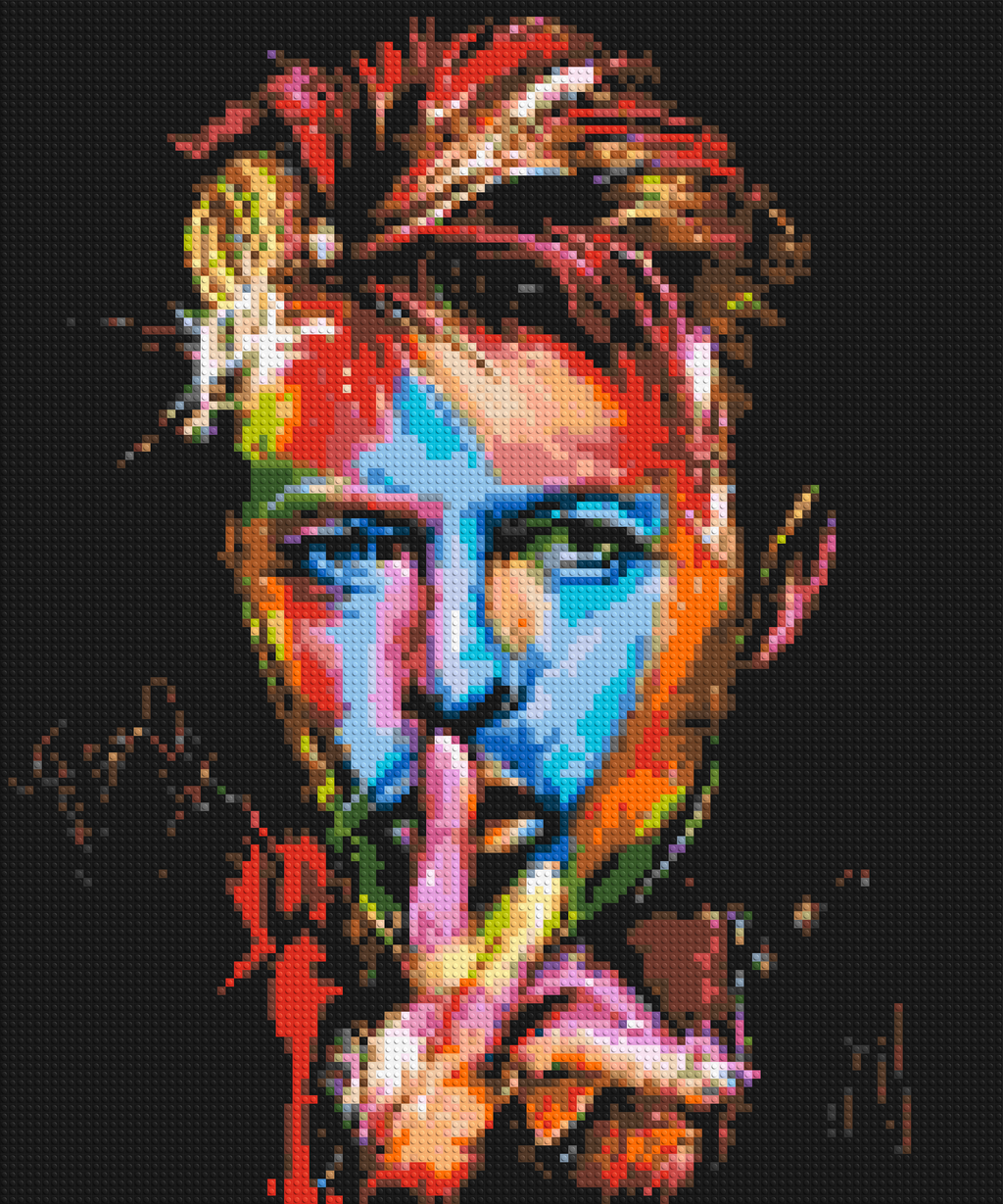 David Bowie - Brick Art Mosaic Kit