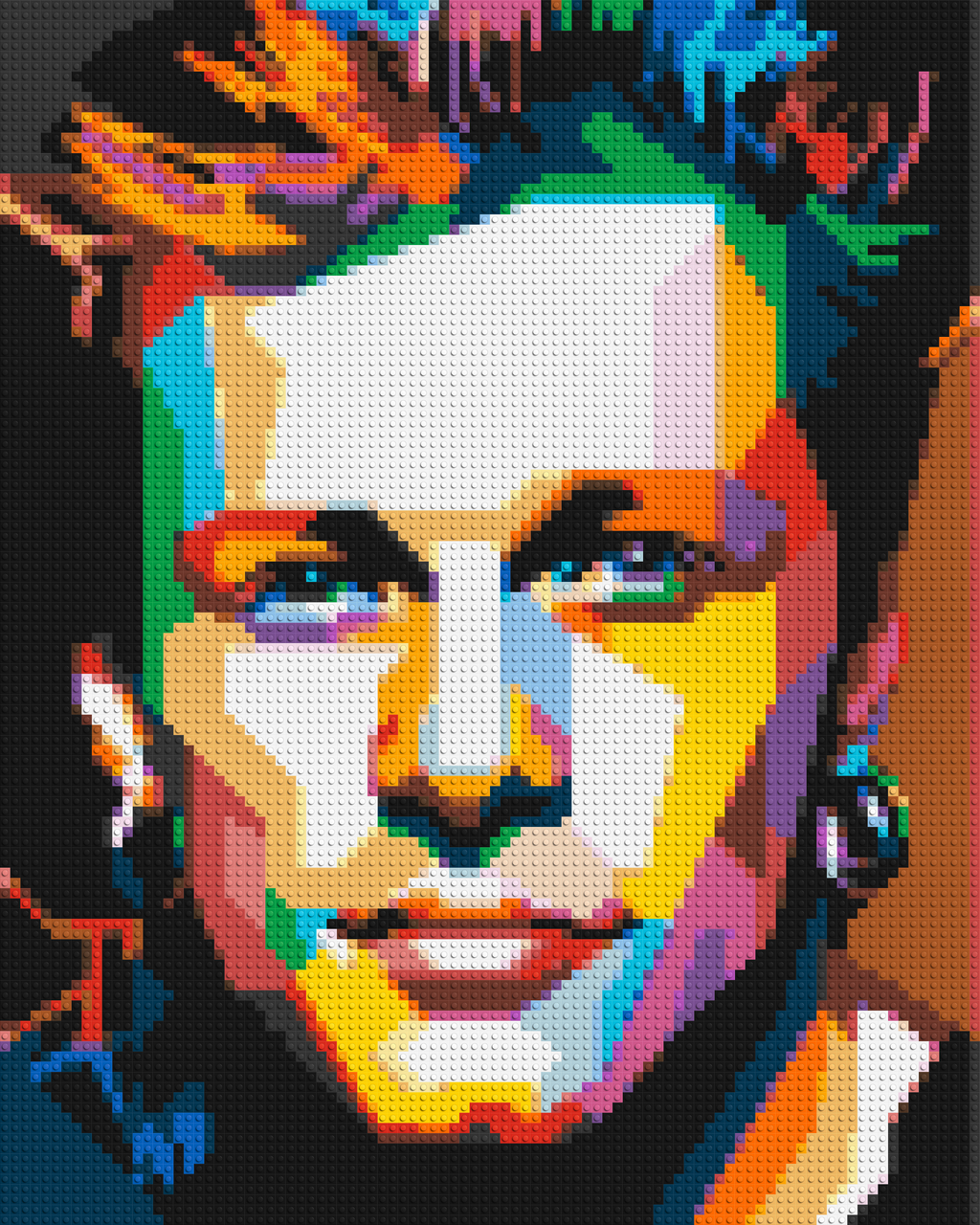 Jon Bon Jovi Pop Art - Brick Art Mosaic Kit