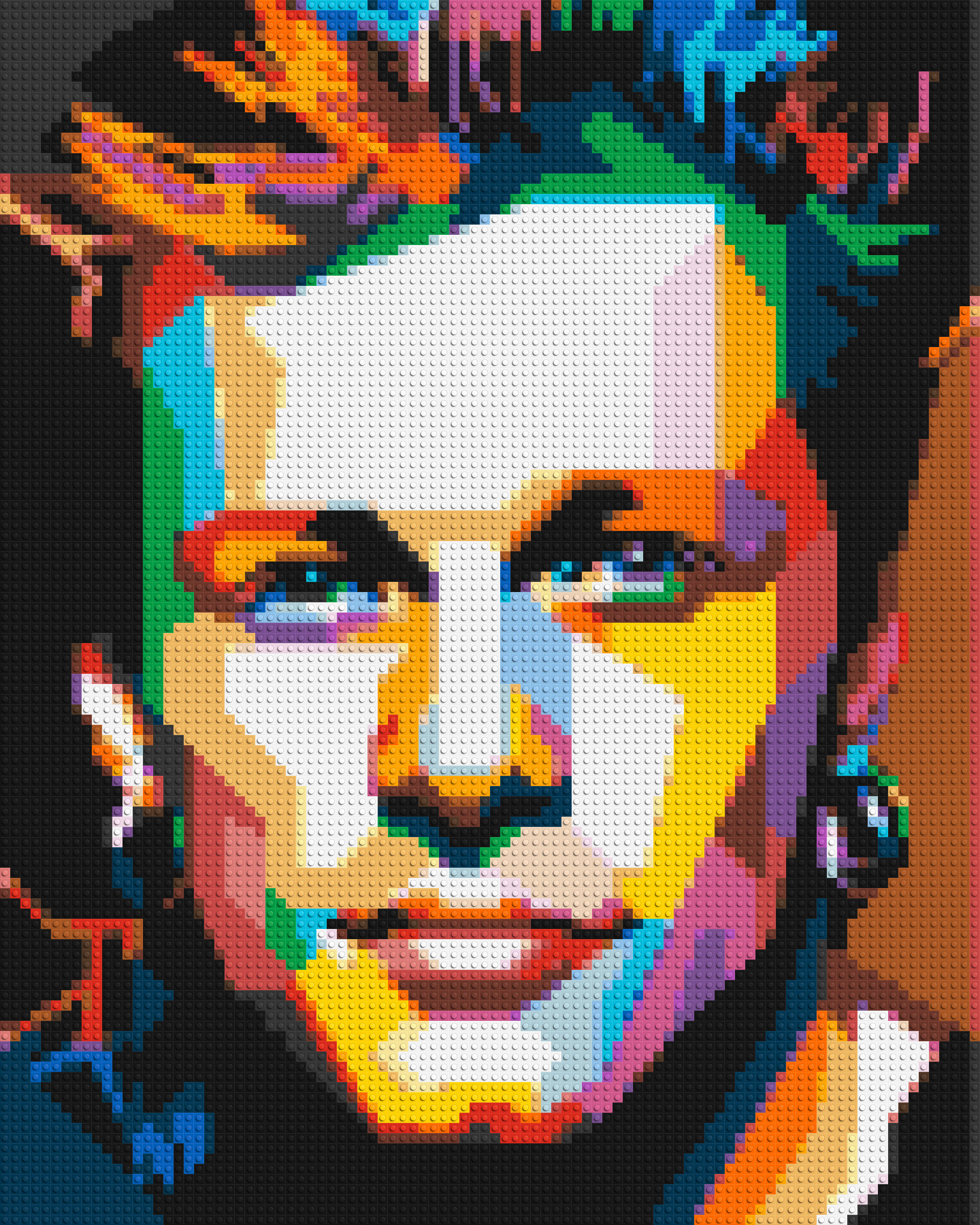 Jon Bon Jovi Pop Art - Brick Art Mosaic Kit