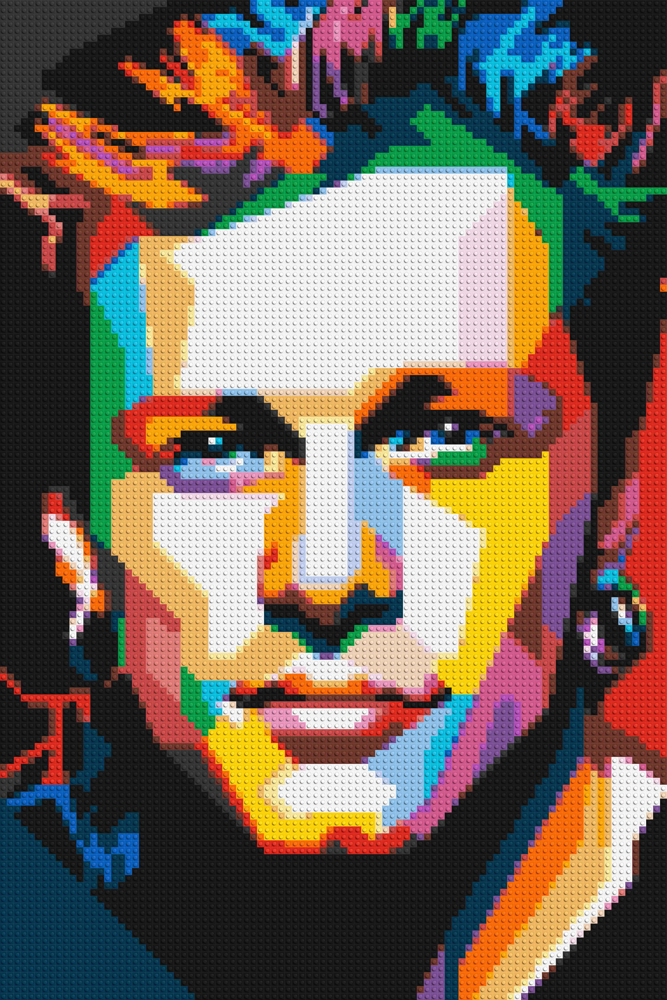 Jon Bon Jovi Pop Art - Brick Art Mosaic Kit