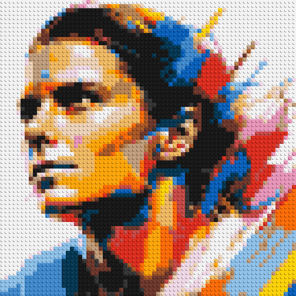 Mia Hamm - Brick Art Mosaic Kit