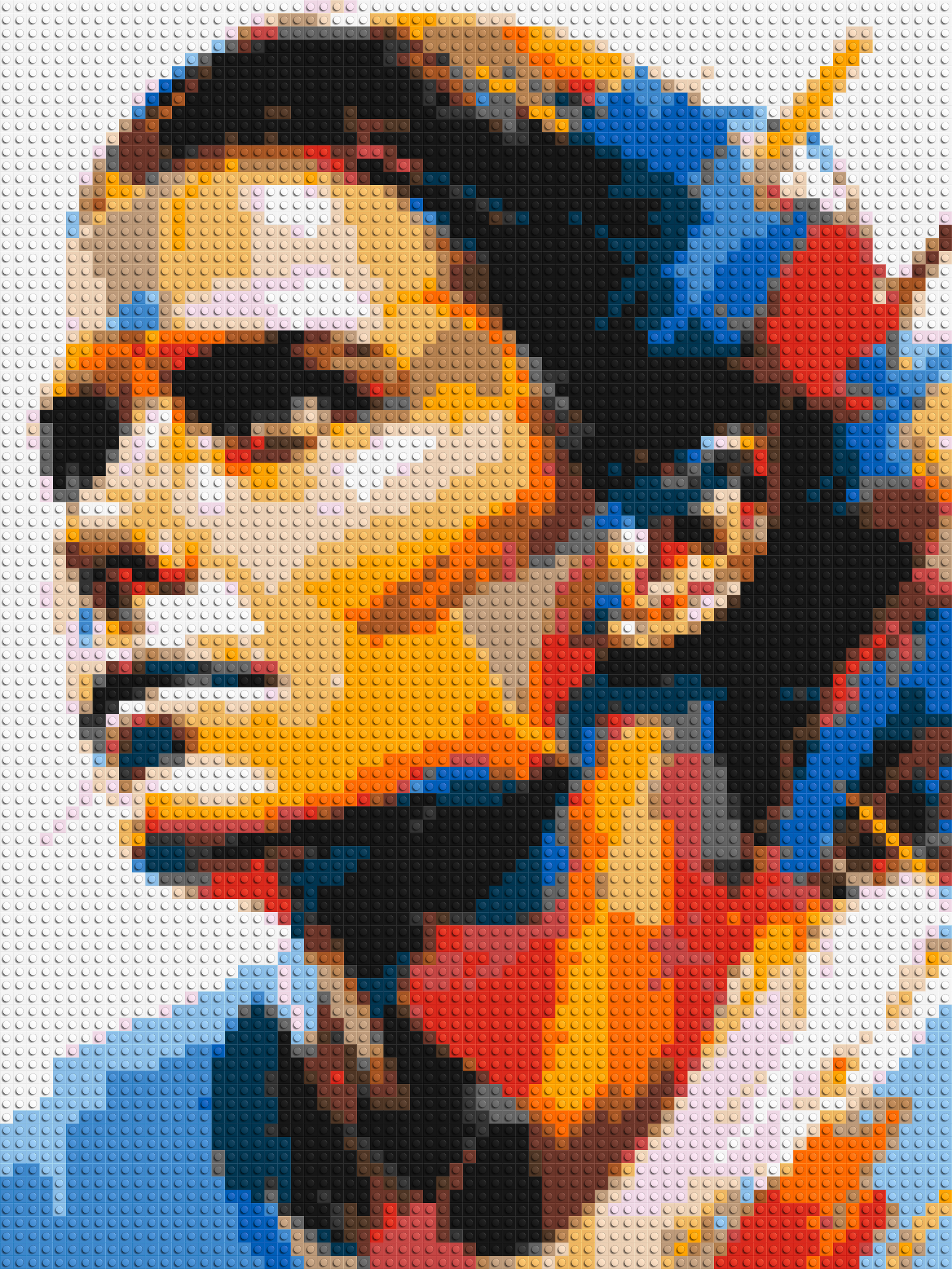 Mia Hamm - Brick Art Mosaic Kit