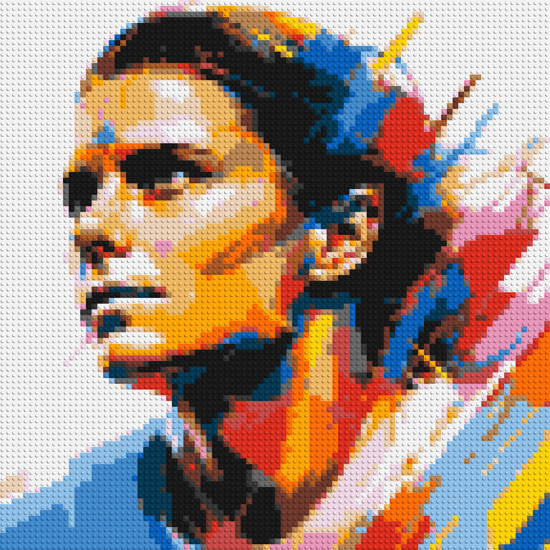 Mia Hamm - Brick Art Mosaic Kit
