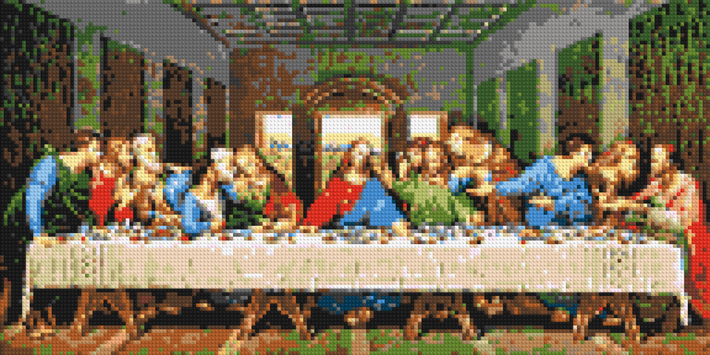 The Last Supper by Leonardo Da Vinci - Brick Art Mosaic Kit
