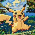 Pikachu - Brick Art Mosaic Kit
