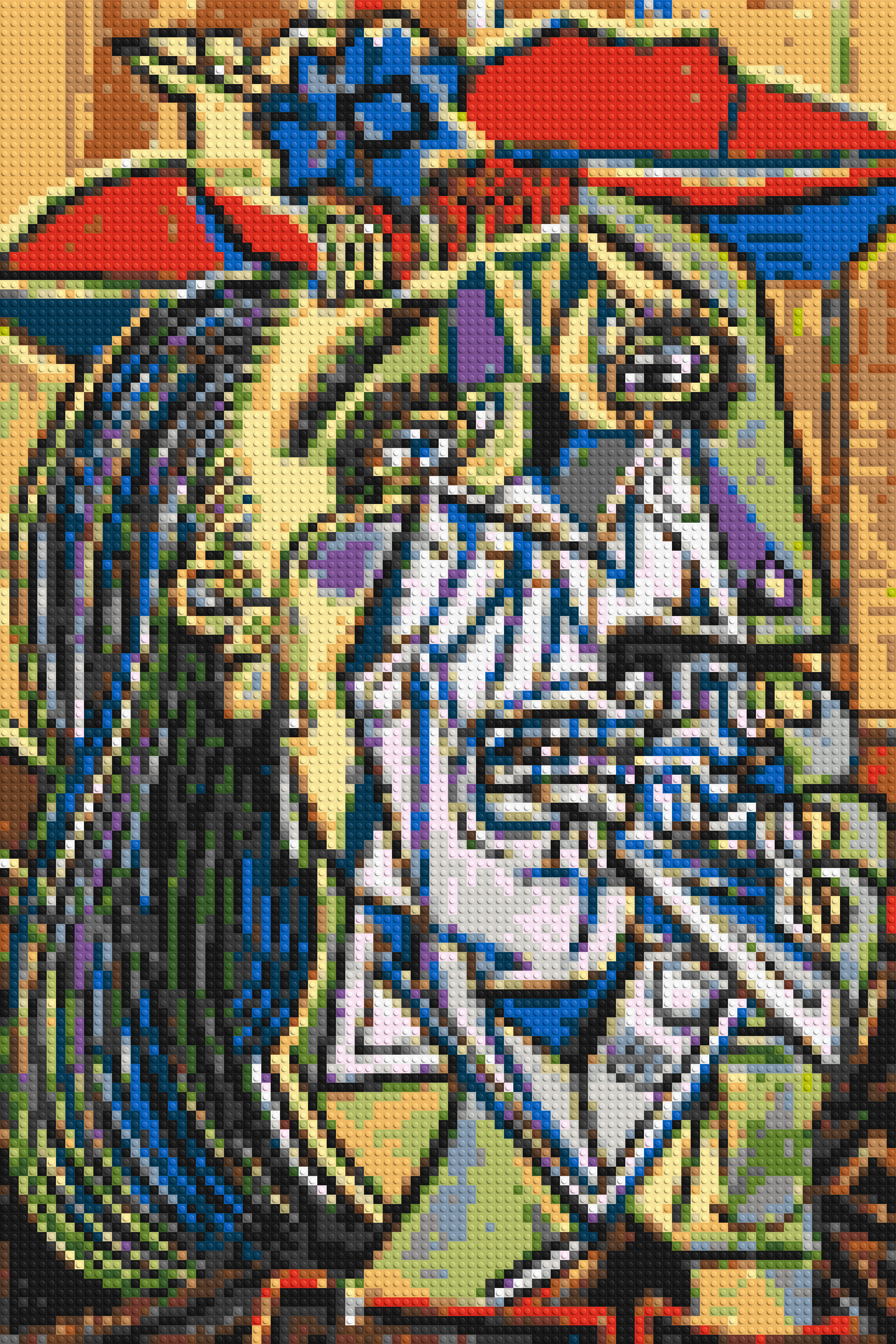 Weeping Woman by Pablo Picasso - Brick Art Mosaic Kit