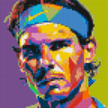Rafael Nadal - Brick Art Mosaic Kit