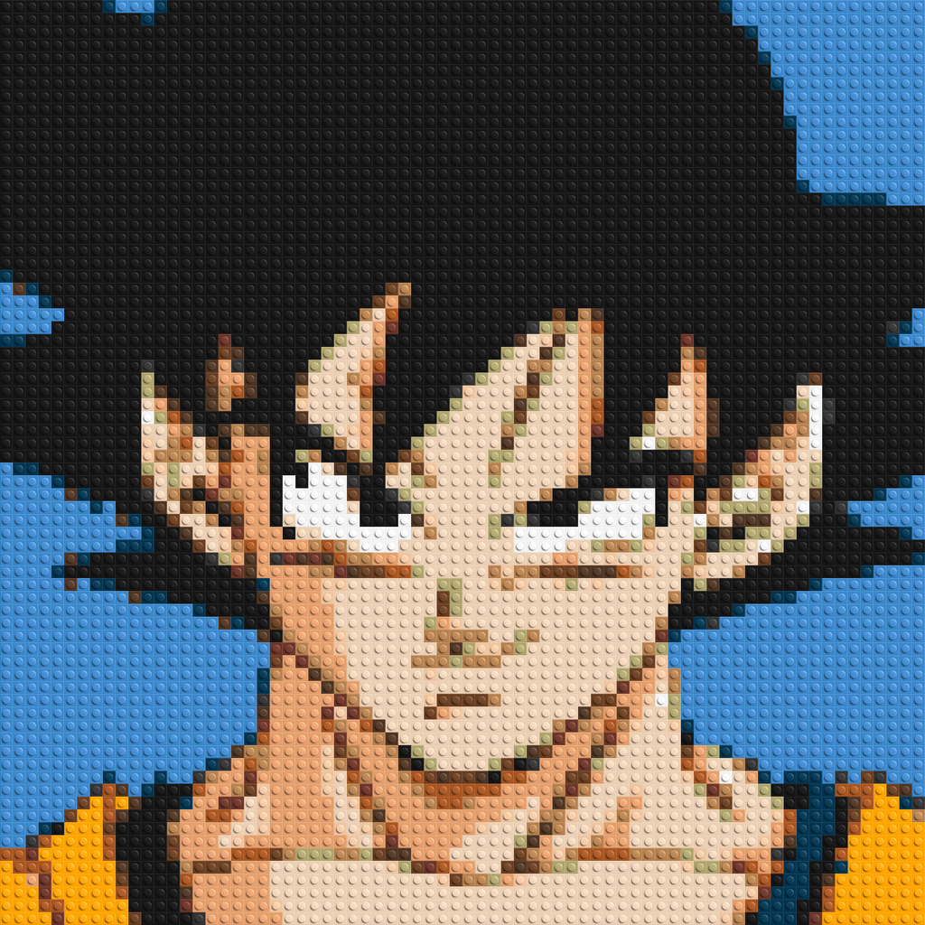 Goku - Brick Art Mosaic Kit