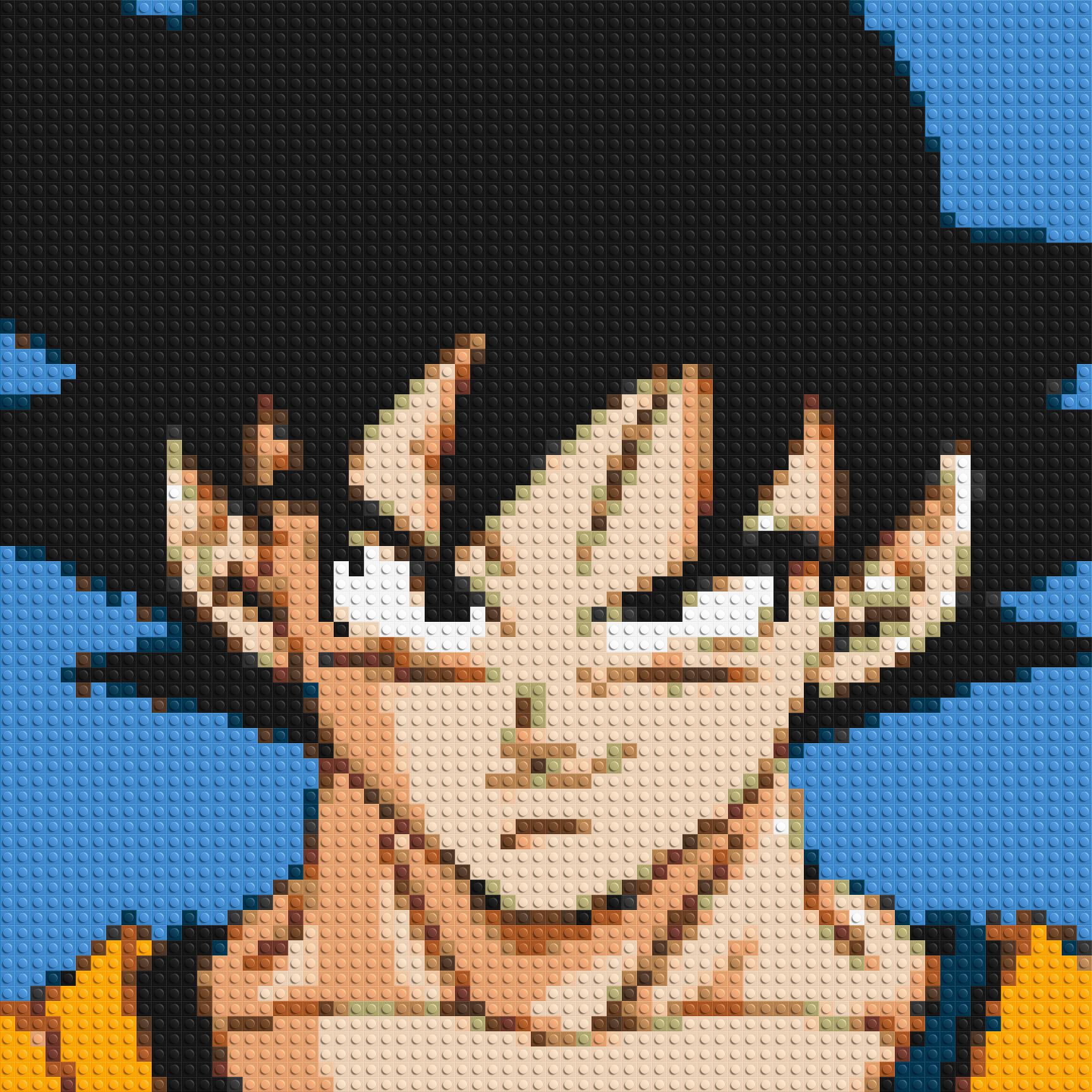 Goku - Brick Art Mosaic Kit