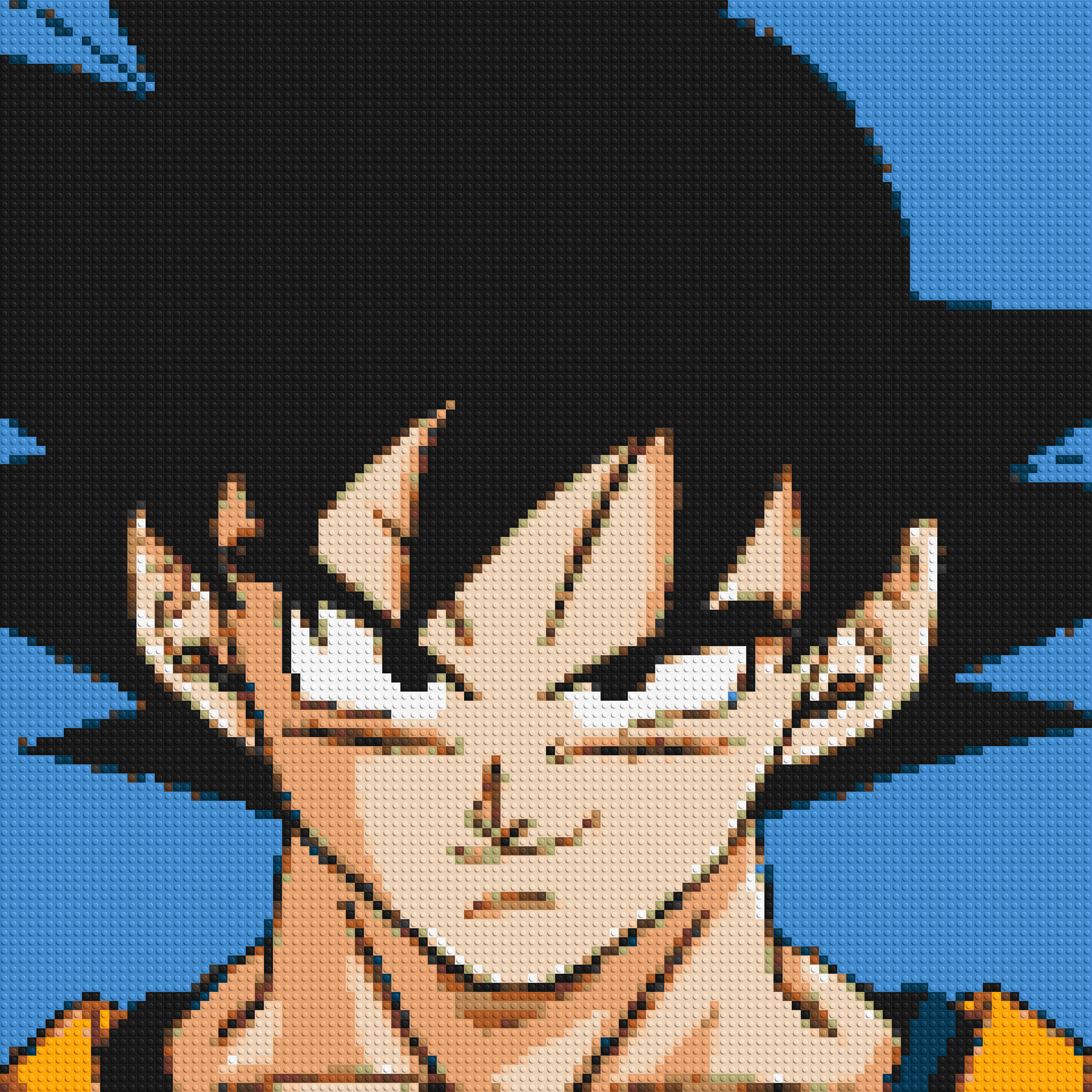 Goku - Brick Art Mosaic Kit