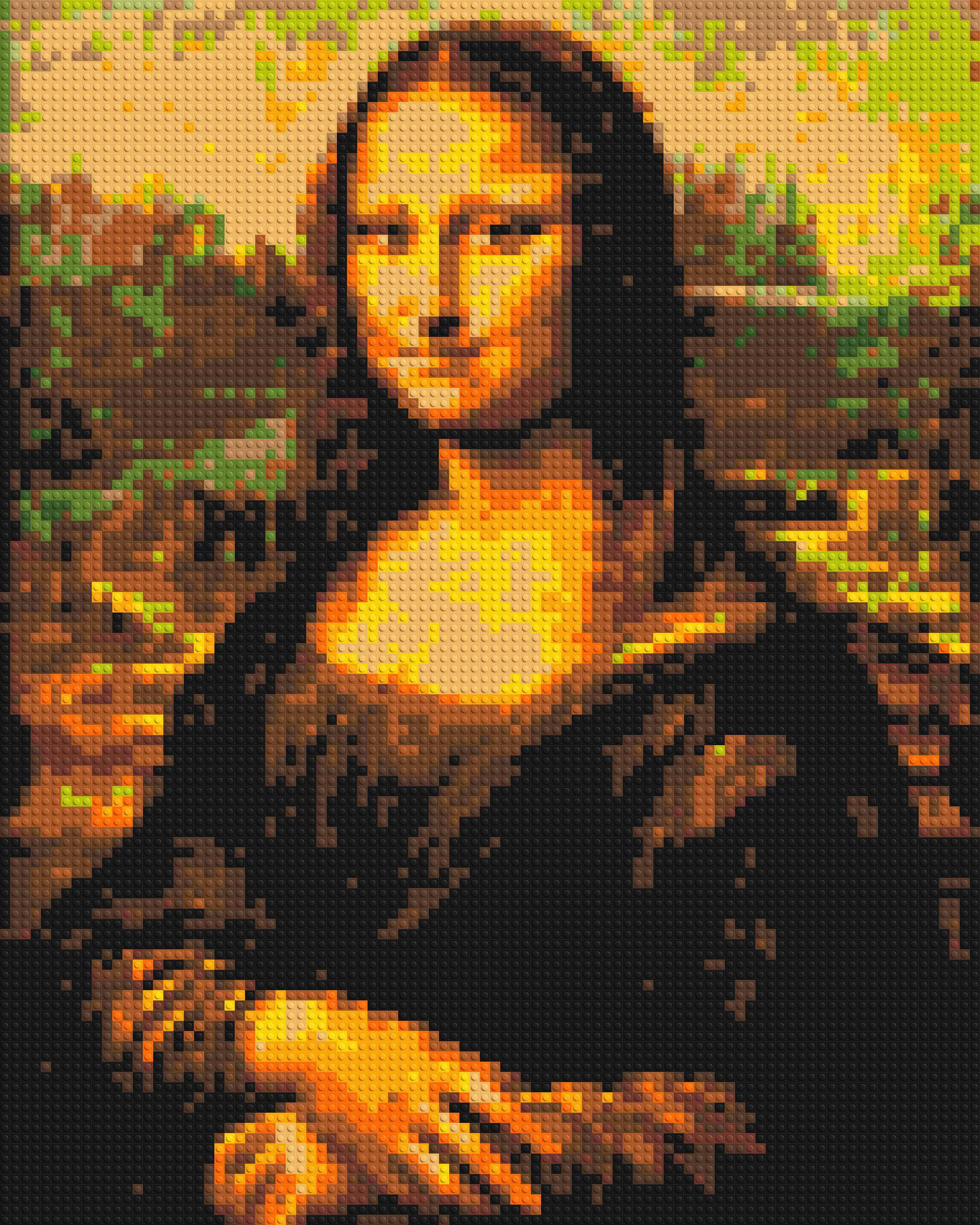 The Mona Lisa by Leonardo Da Vinci - Brick Art Mosaic Kit