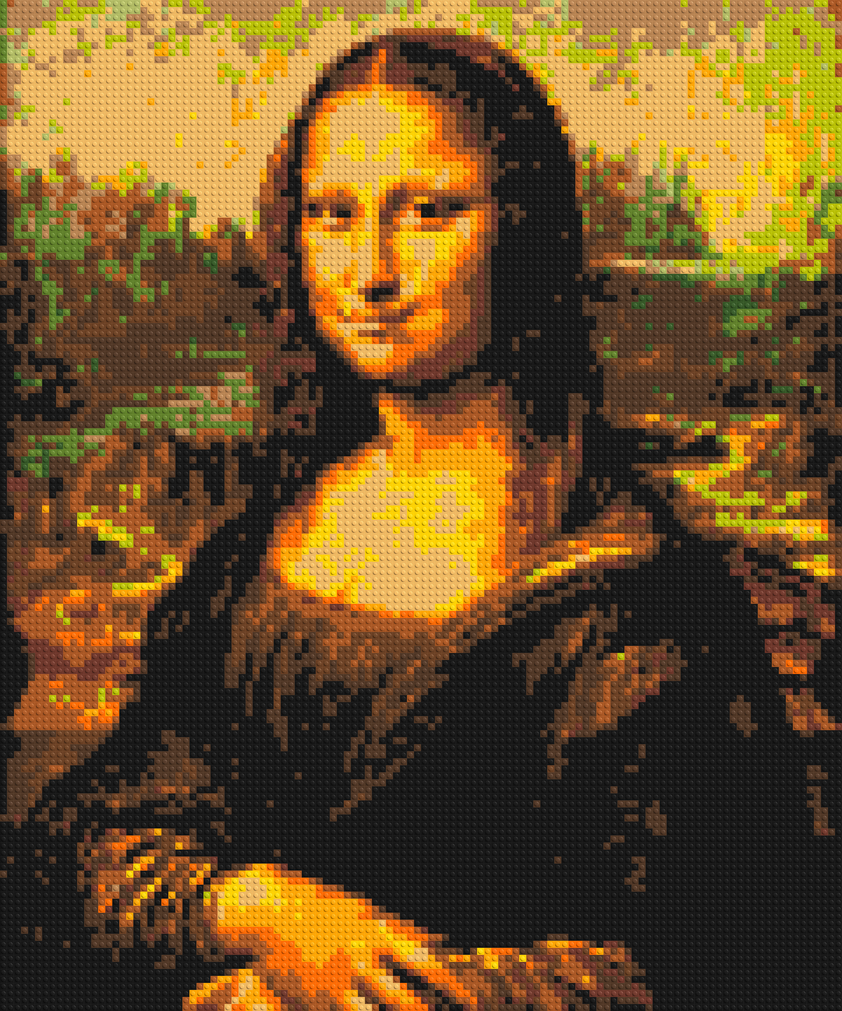 The Mona Lisa by Leonardo Da Vinci - Brick Art Mosaic Kit