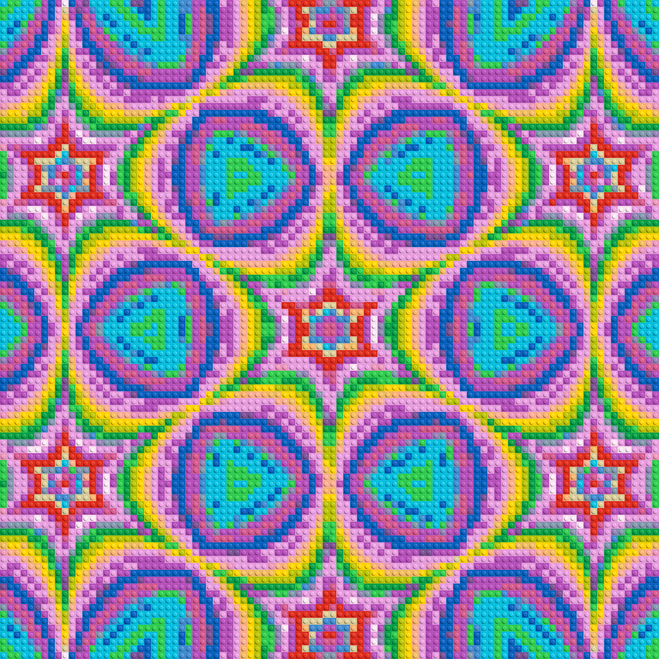 Abstract Pattern #2 - Brick Art Mosaic Kit