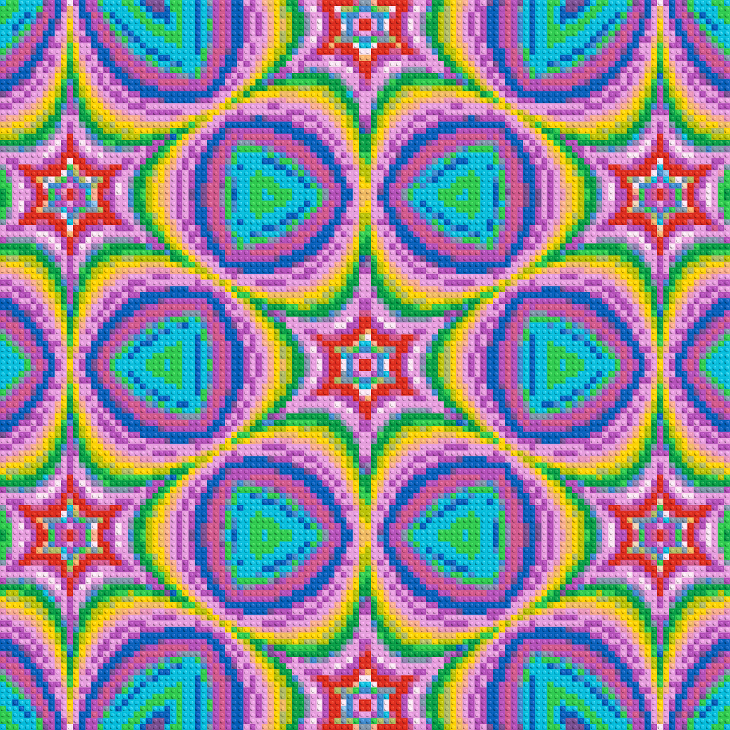 Abstract Pattern #2 - Brick Art Mosaic Kit