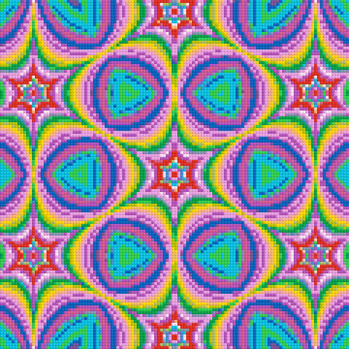 Abstract Pattern #2 - Brick Art Mosaic Kit