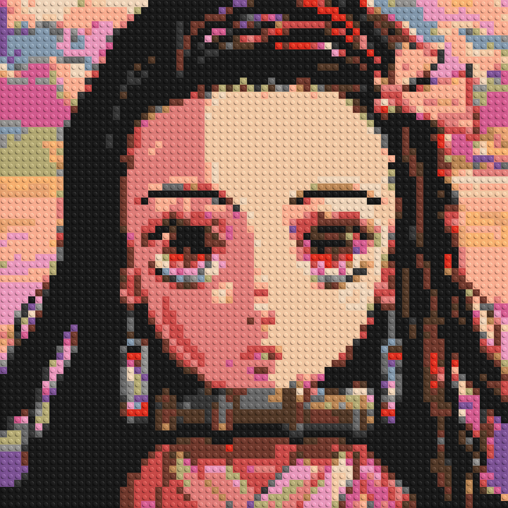 Nezuko Pixel Art - Brick Art Mosaic Kit