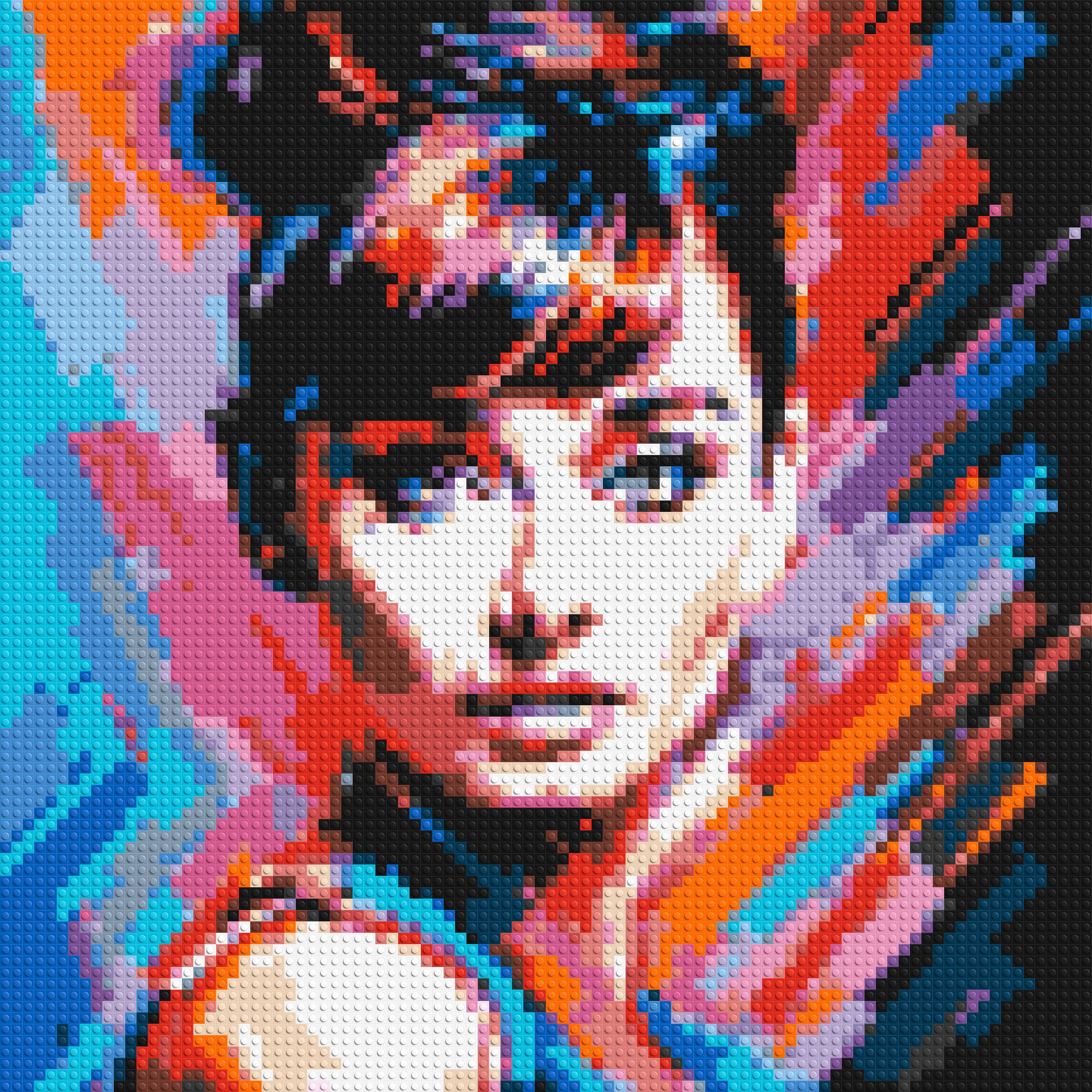 Audrey Hepburn - Brick Art Mosaic Kit