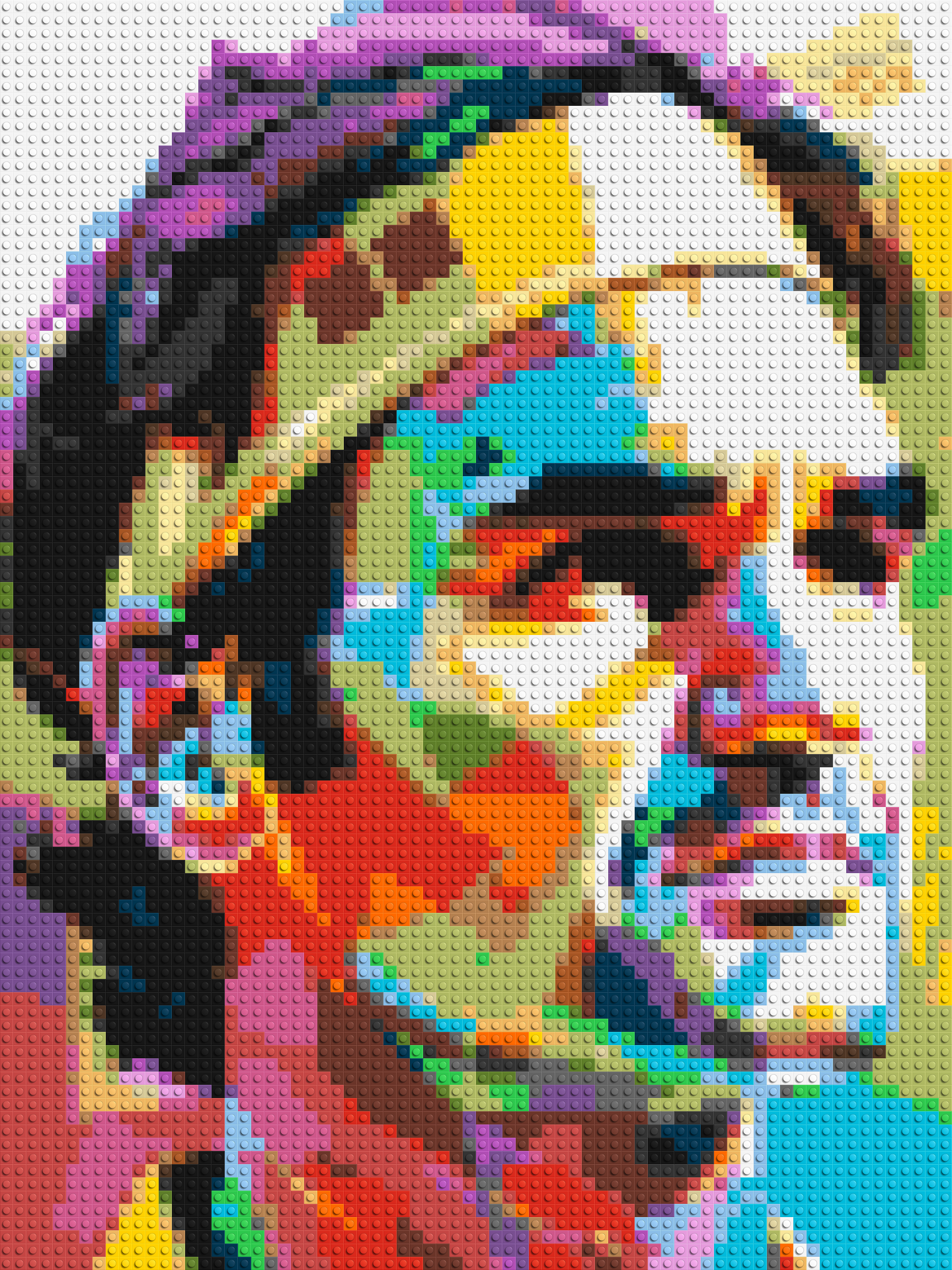 Roger Federer - Brick Art Mosaic Kit