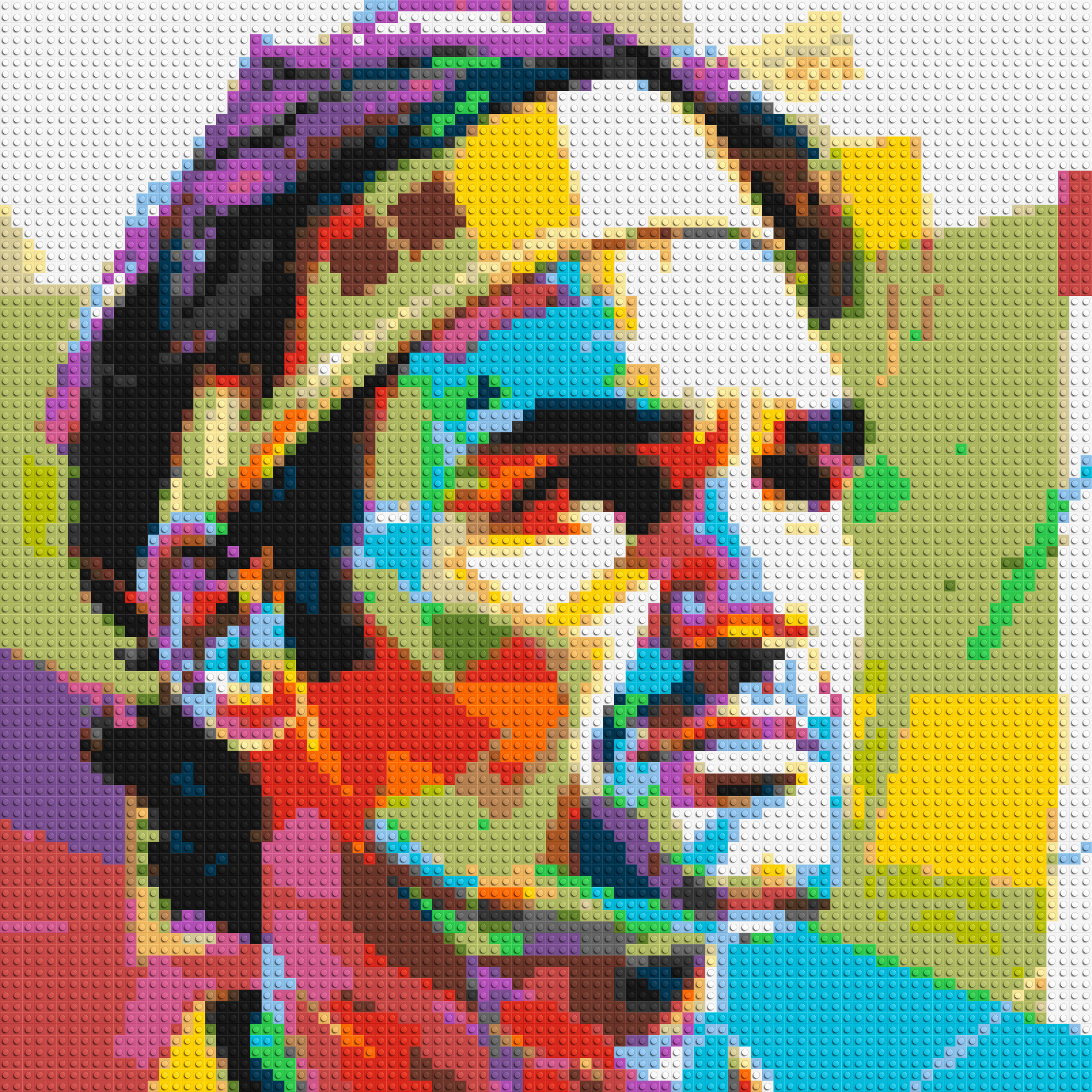 Roger Federer - Brick Art Mosaic Kit