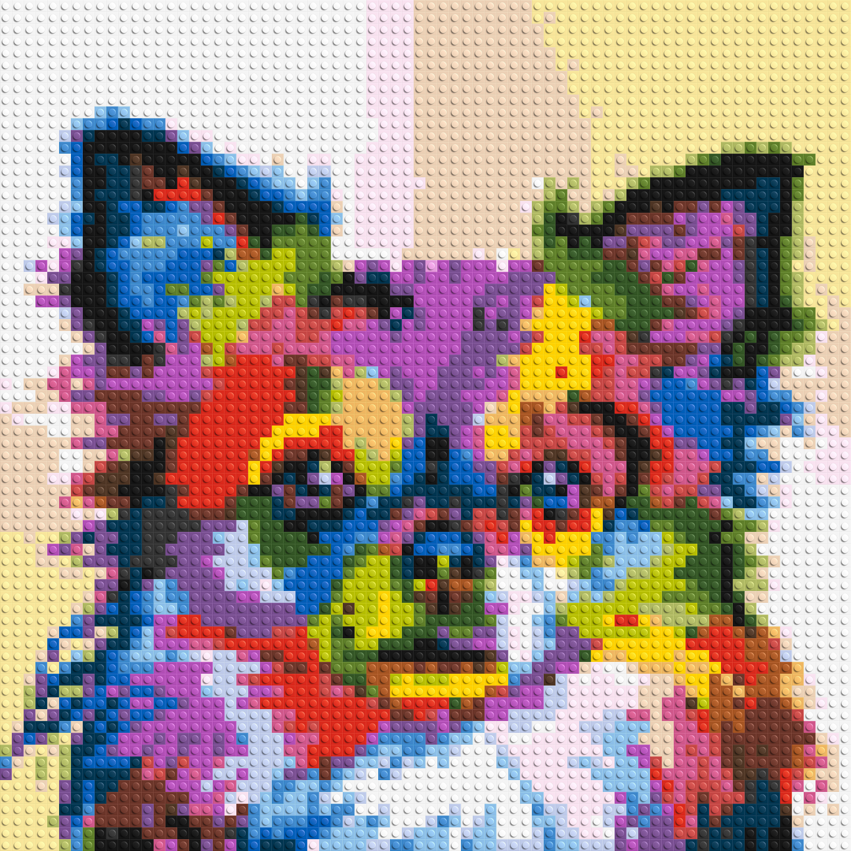 Chihuahua Colorful Pop Art - Brick Art Mosaic Kit