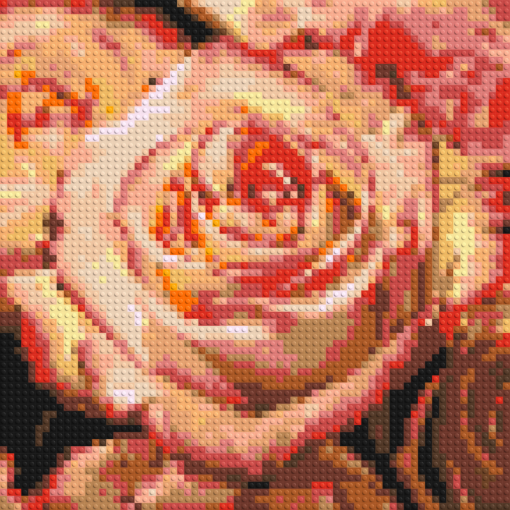 Pink Roses - Brick Art Mosaic Kit