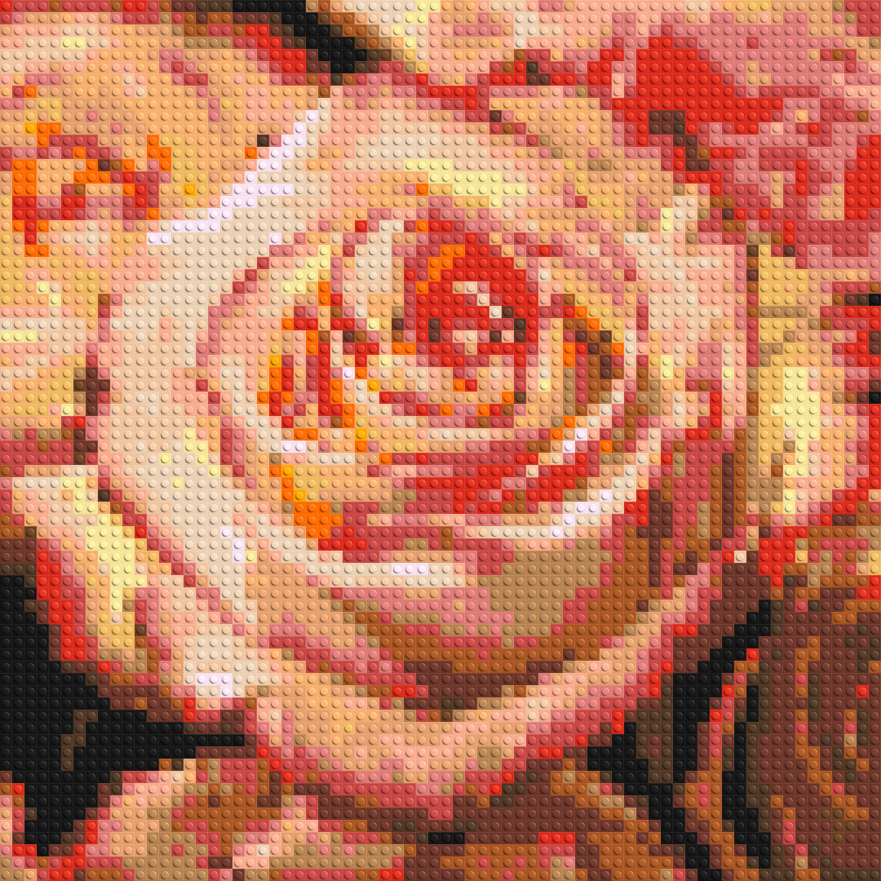 Pink Roses - Brick Art Mosaic Kit
