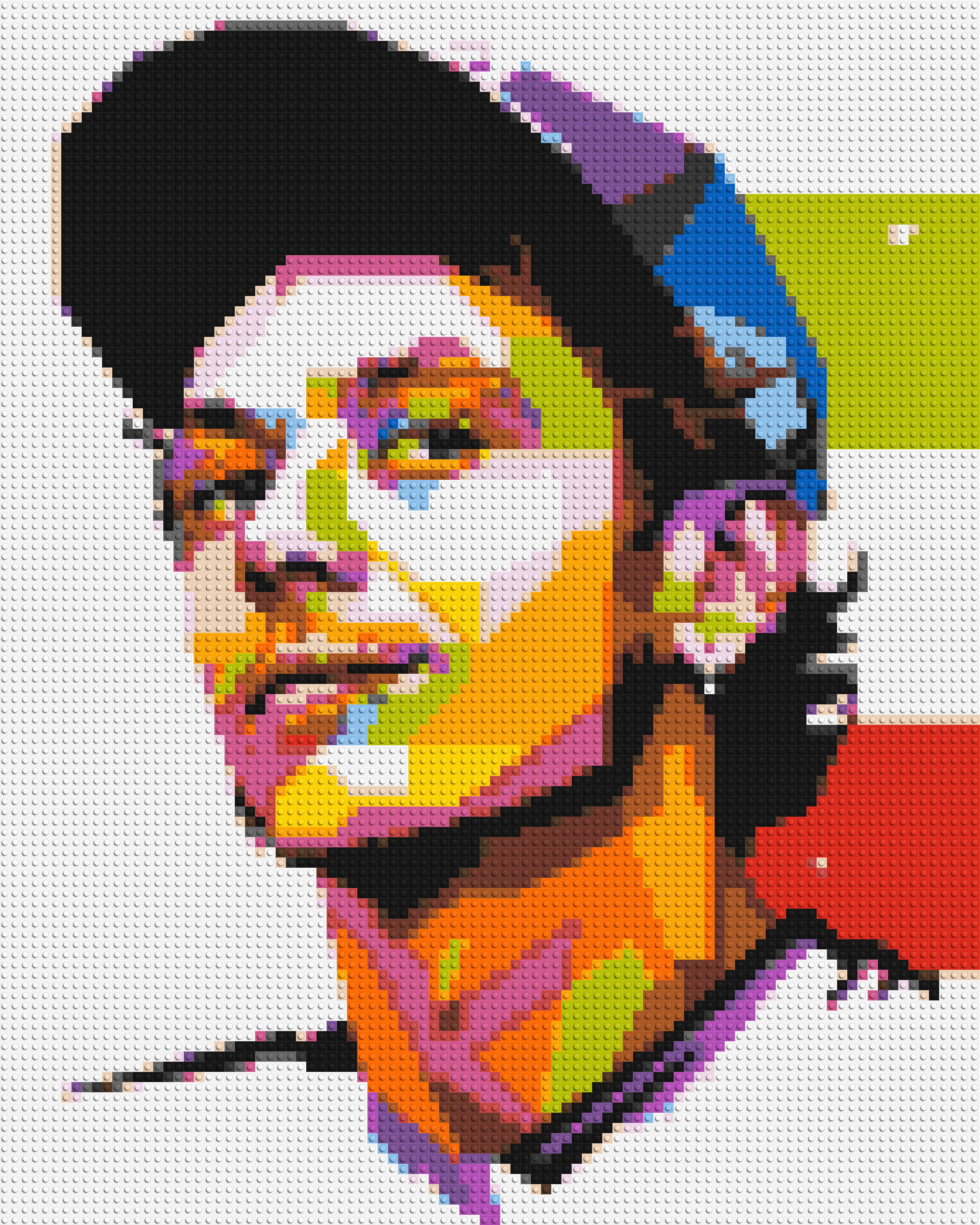Valentino Rossi #2 - Brick Art Mosaic Kit