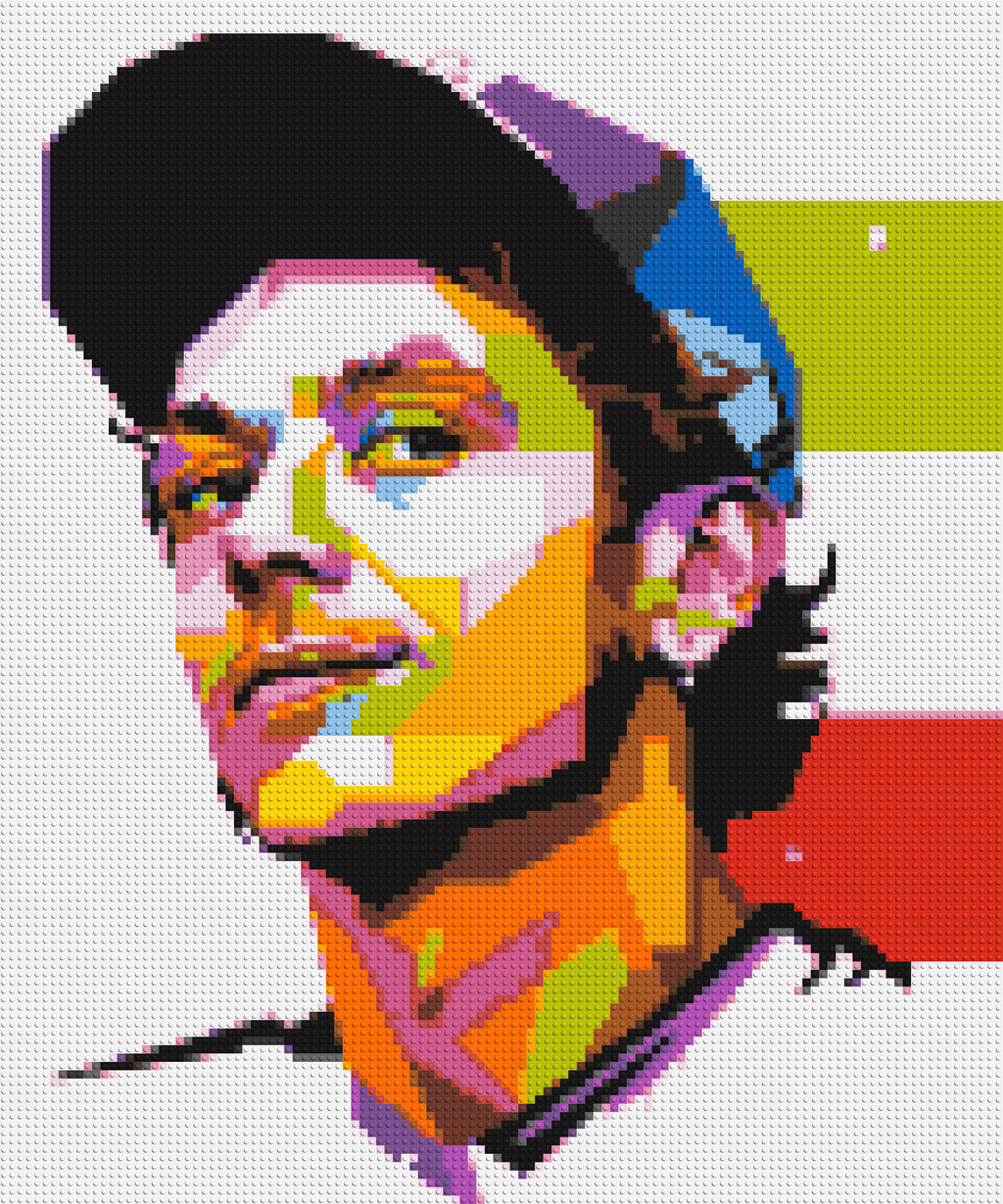 Valentino Rossi #2 - Brick Art Mosaic Kit