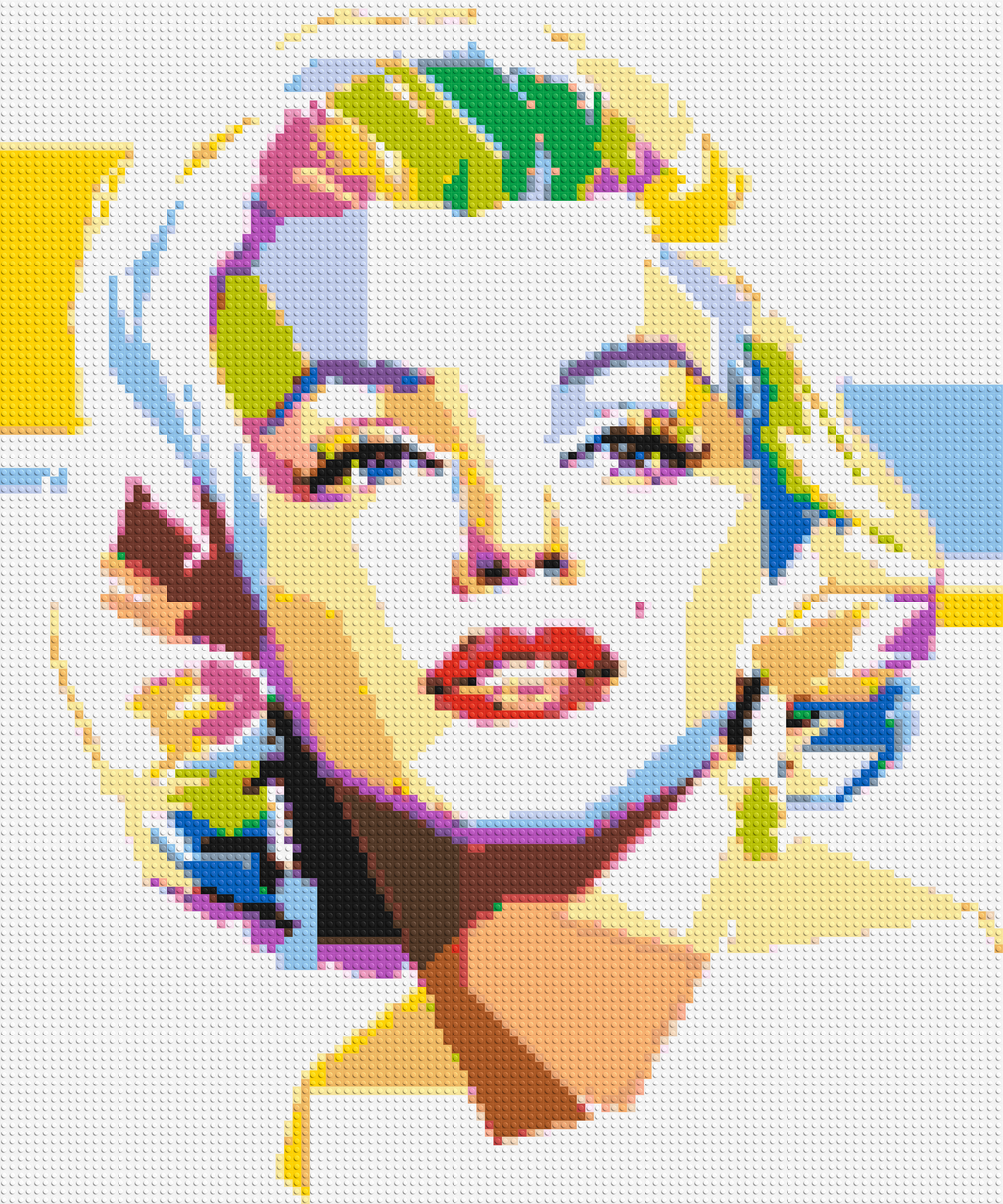 Marilyn Monroe - Brick Art Mosaic Kit