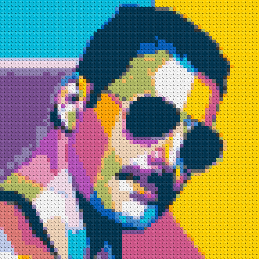 Freddie Mercury - Brick Art Mosaic Kit