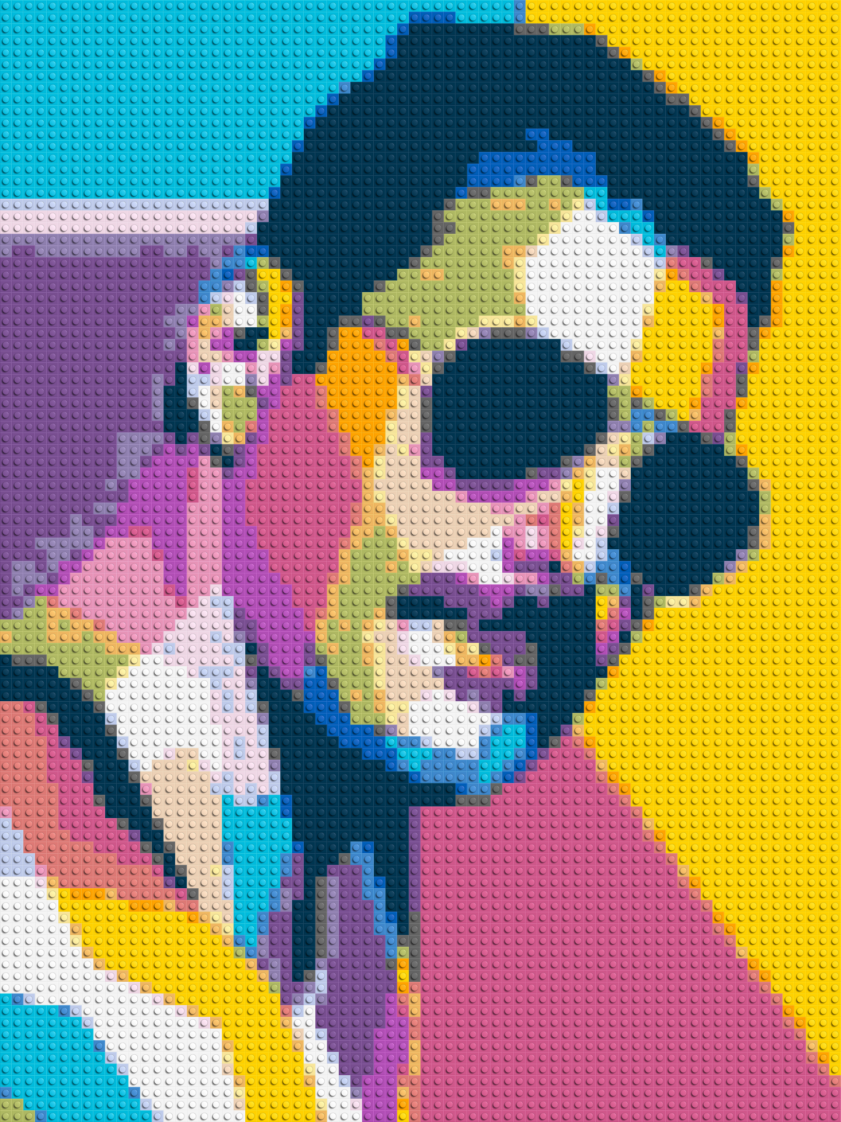Freddie Mercury - Brick Art Mosaic Kit