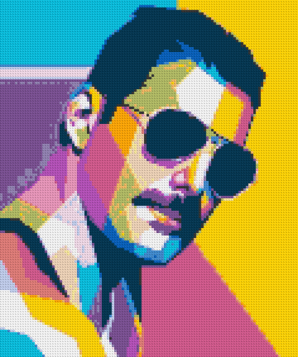 Freddie Mercury - Brick Art Mosaic Kit