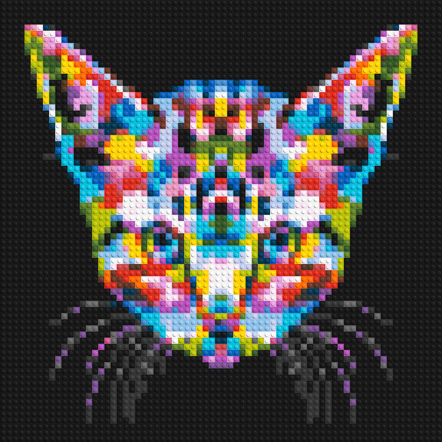 Cat #3 Colorful Pop Art - Brick Art Mosaic Kit