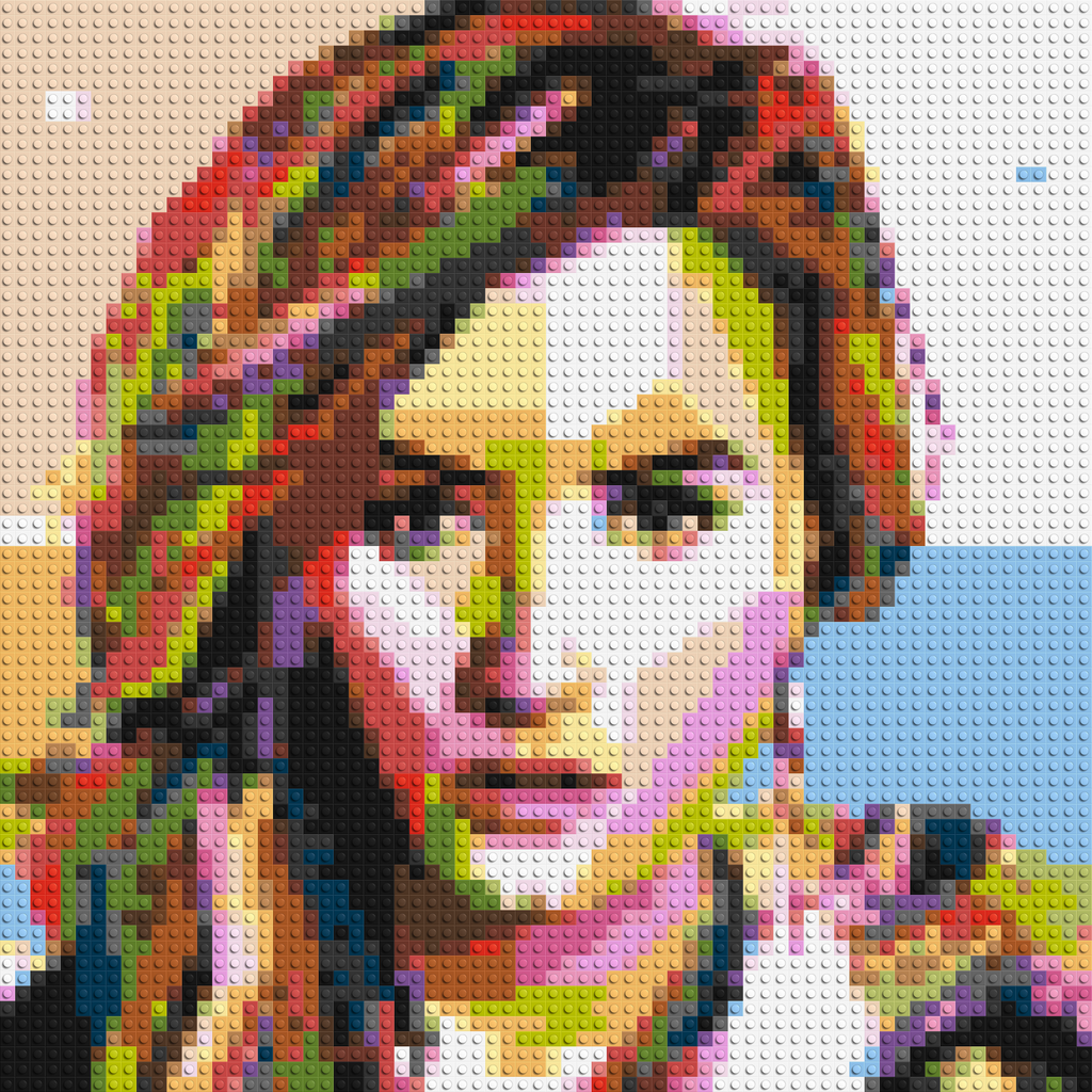 Demi Lovato - Brick Art Mosaic Kit