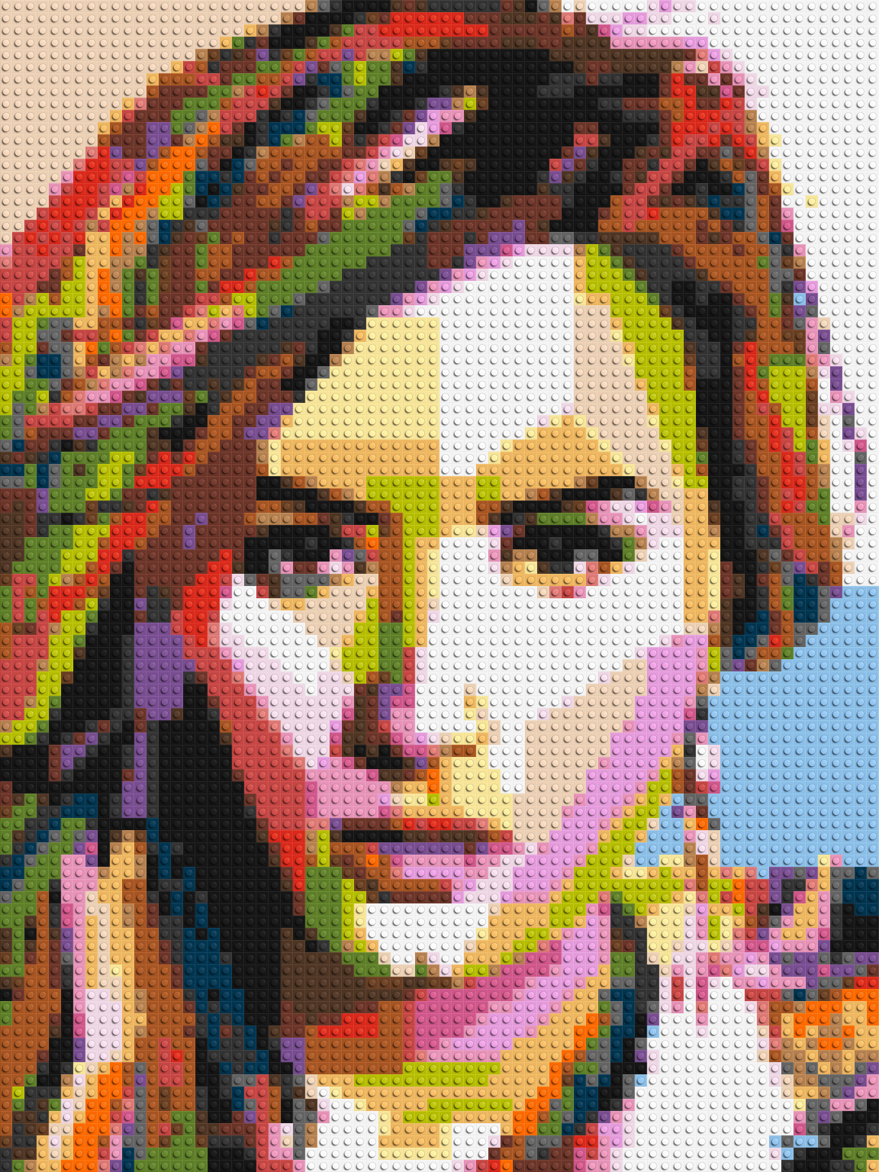 Demi Lovato - Brick Art Mosaic Kit