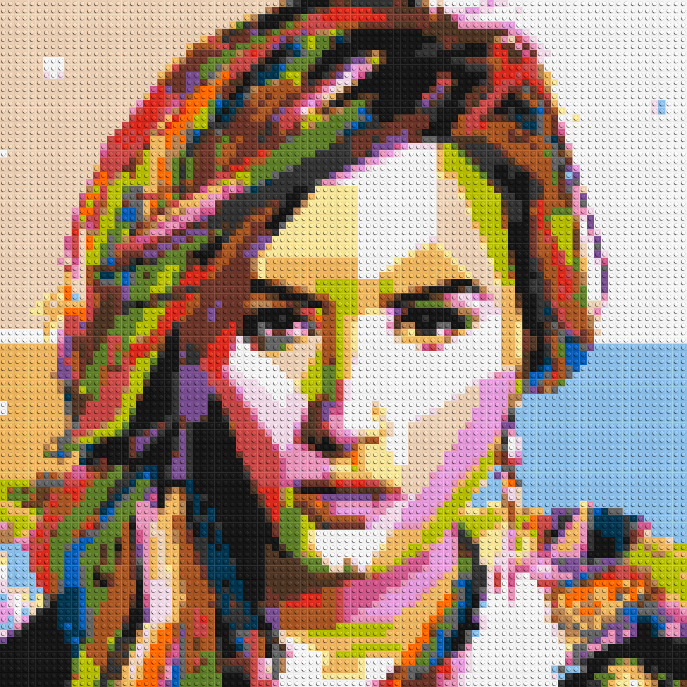 Demi Lovato - Brick Art Mosaic Kit