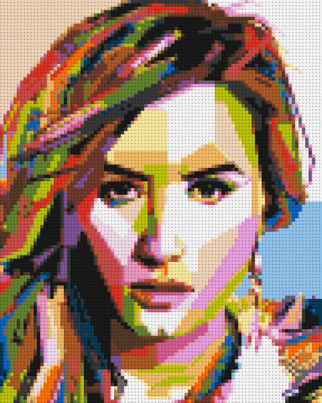 Demi Lovato - Brick Art Mosaic Kit
