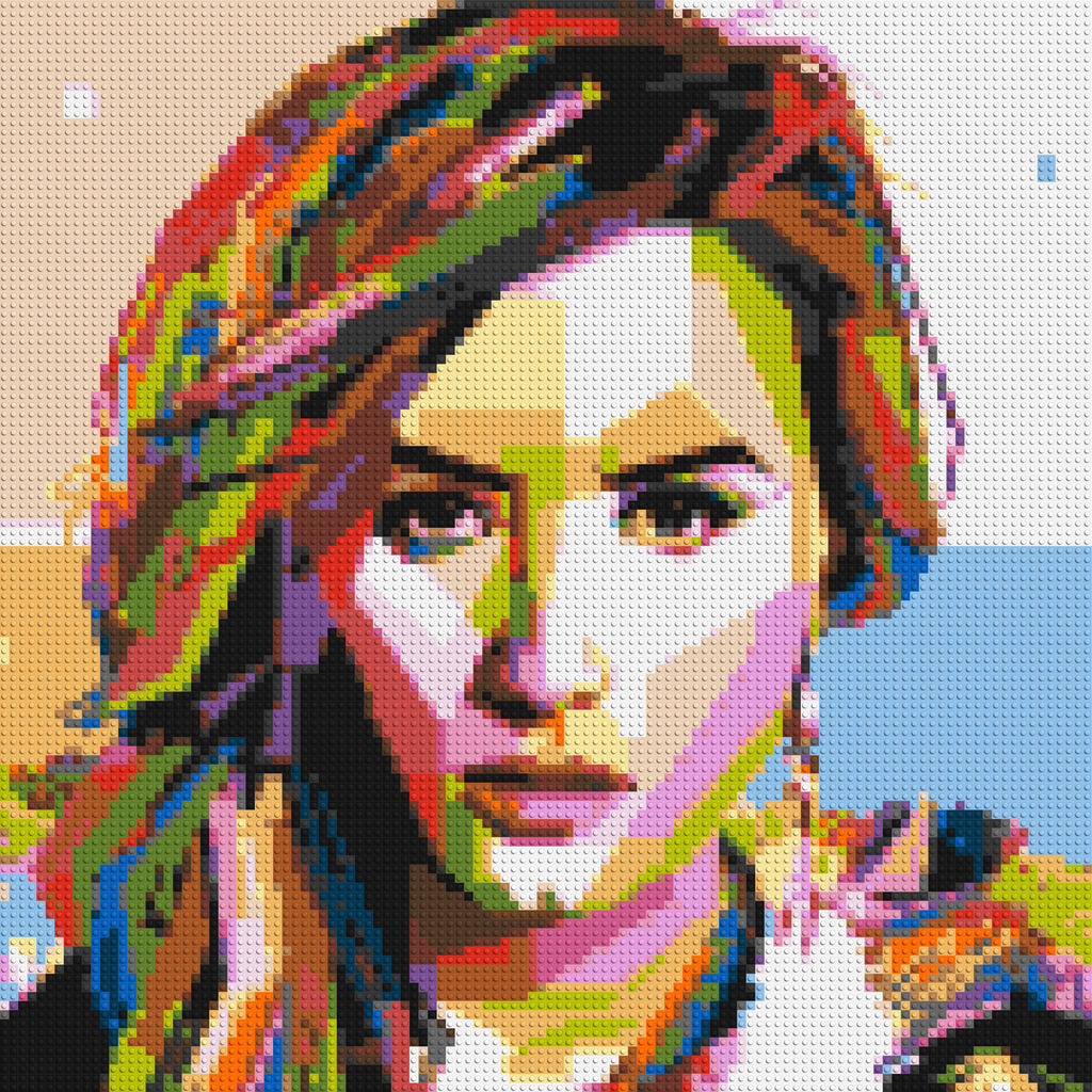 Demi Lovato - Brick Art Mosaic Kit