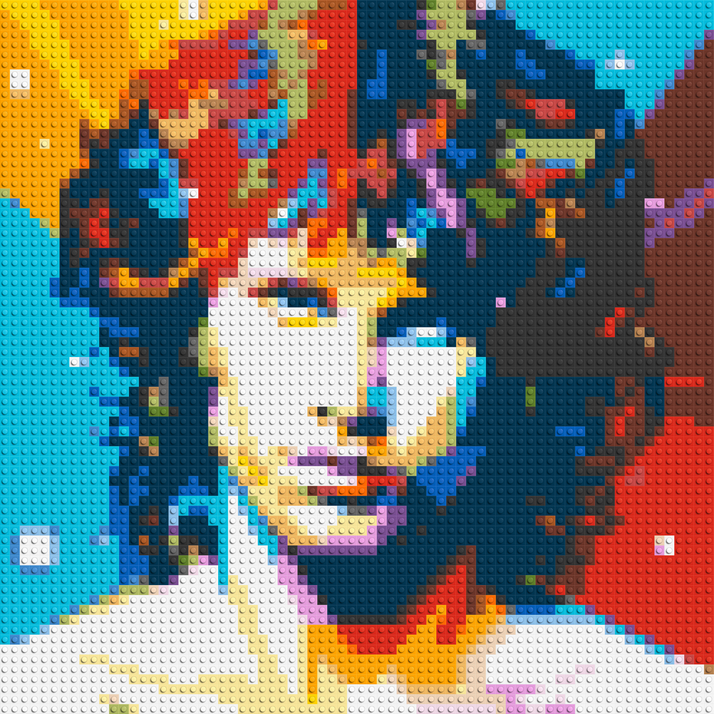 Jim Morrison - Brick Art Mosaic Kit