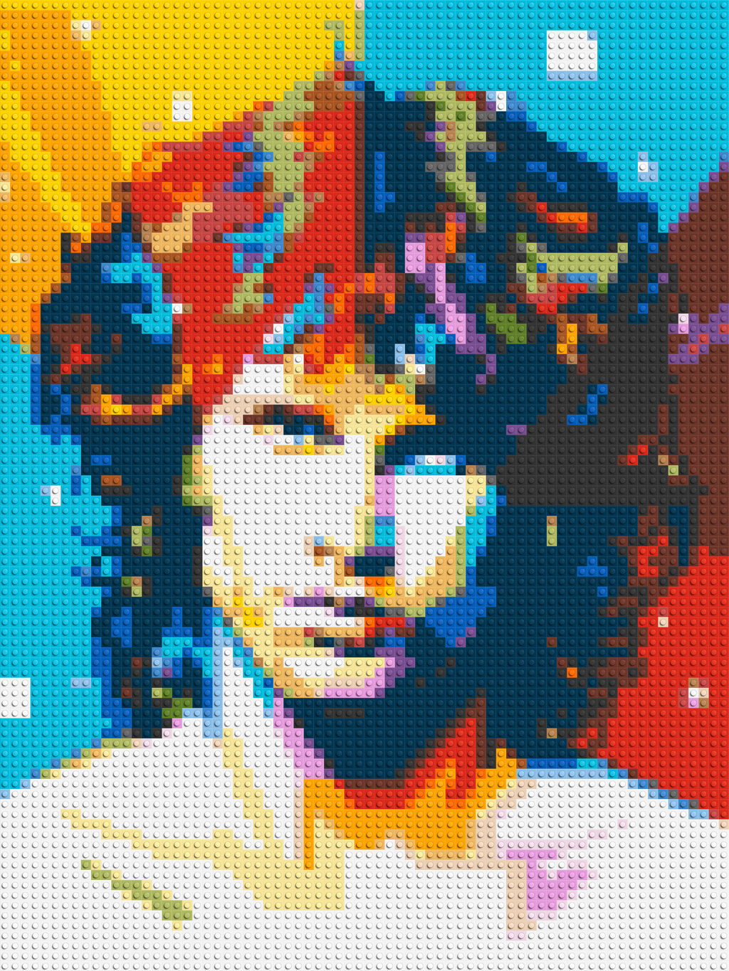 Jim Morrison - Brick Art Mosaic Kit