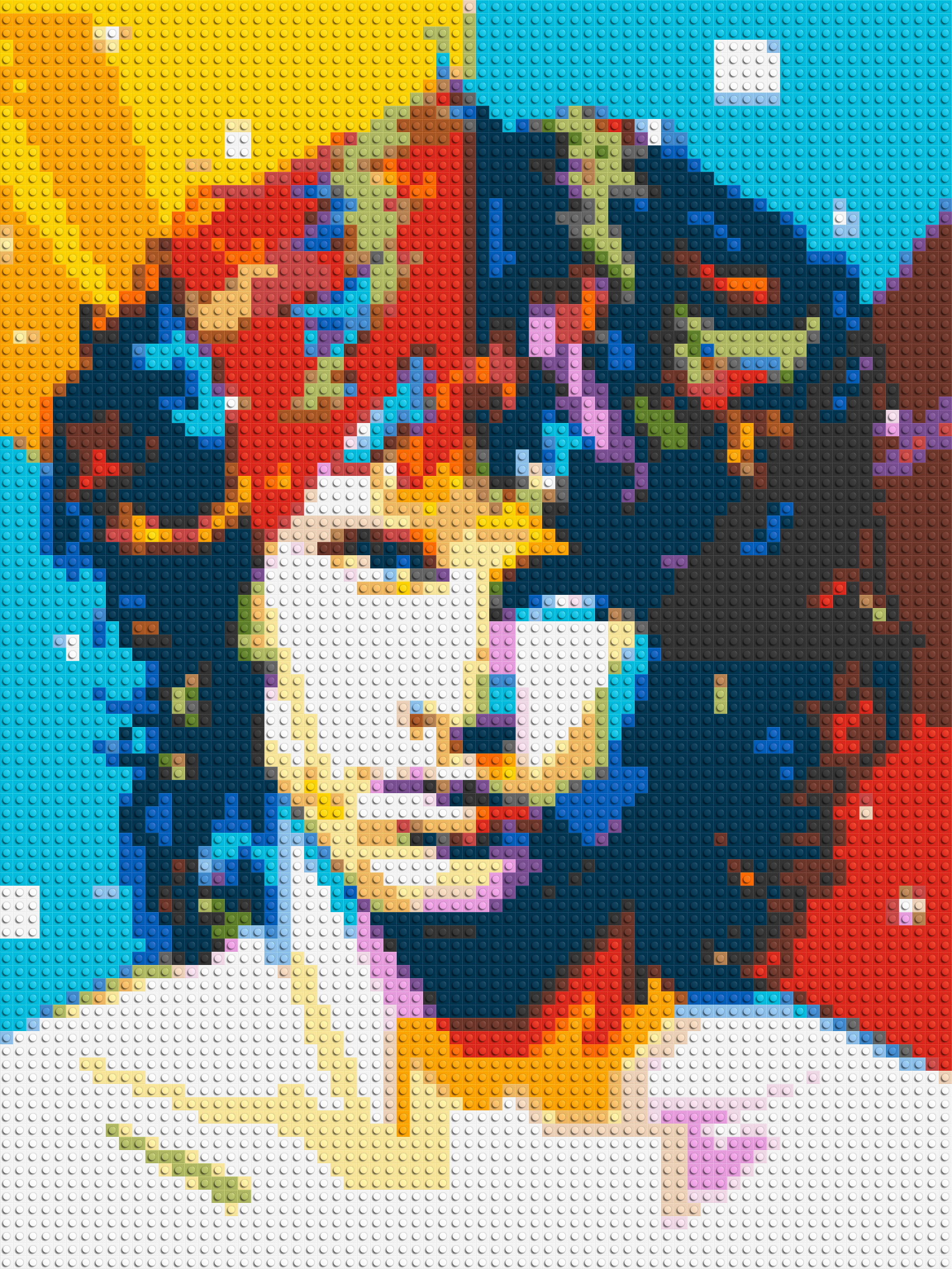 Jim Morrison - Brick Art Mosaic Kit