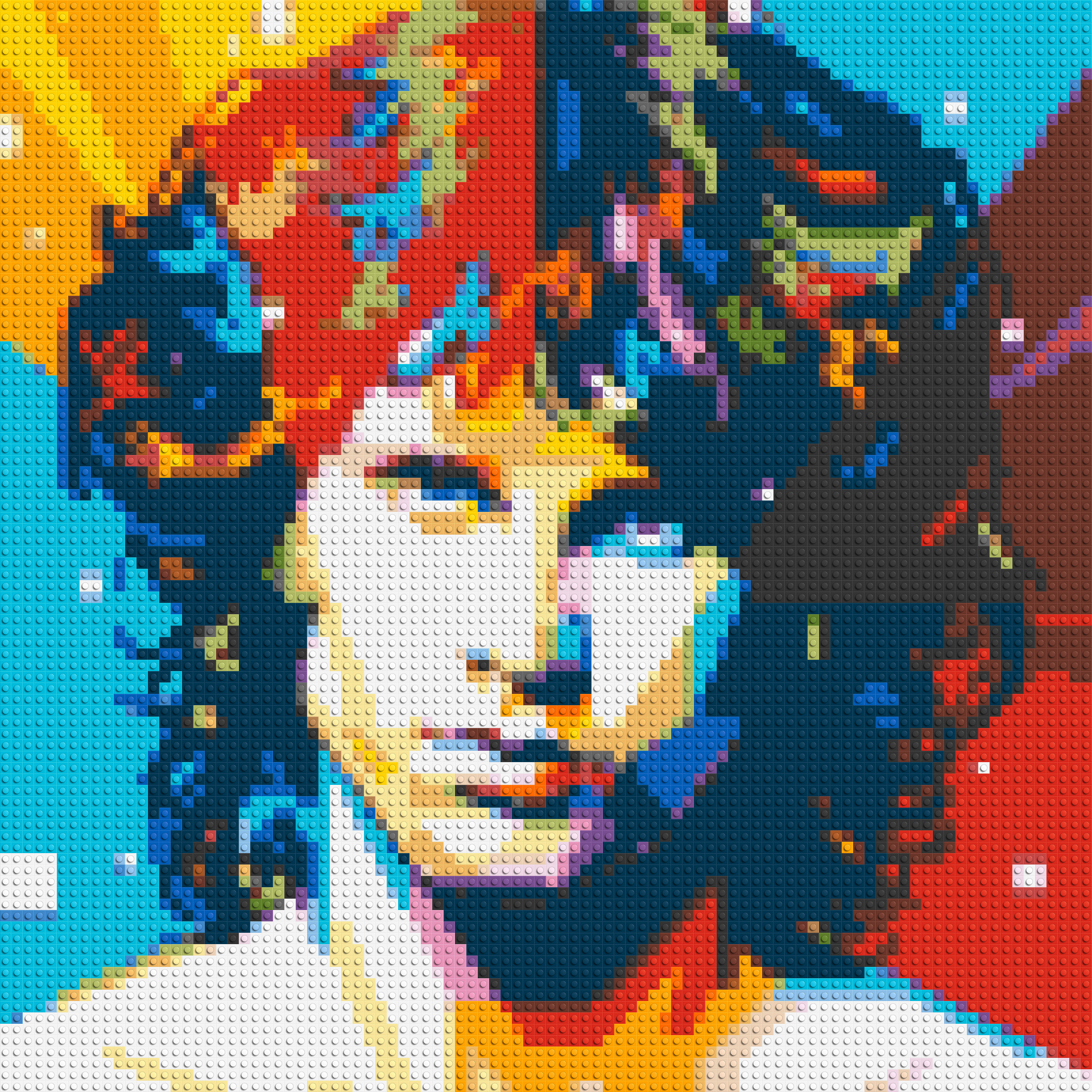 Jim Morrison - Brick Art Mosaic Kit