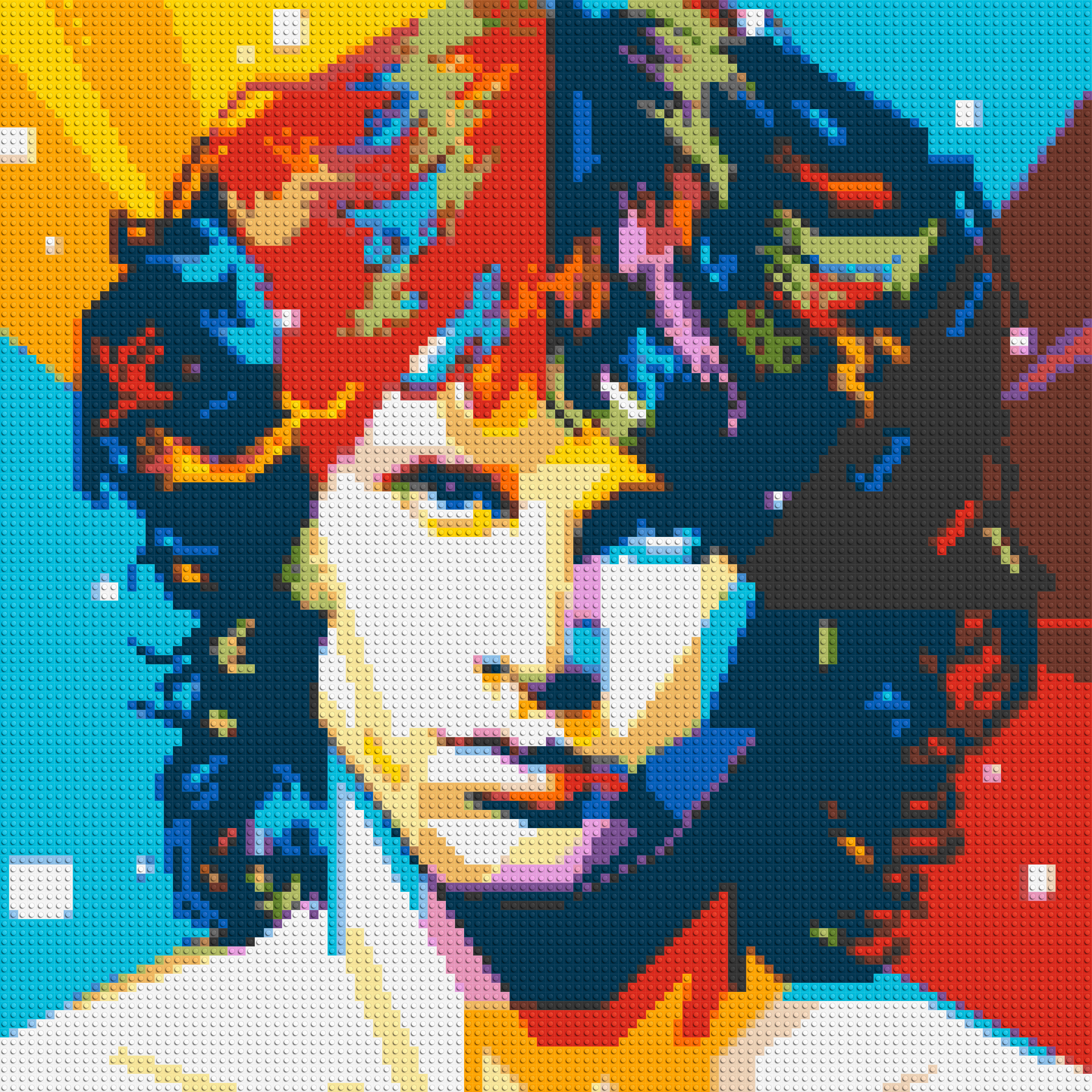 Jim Morrison - Brick Art Mosaic Kit