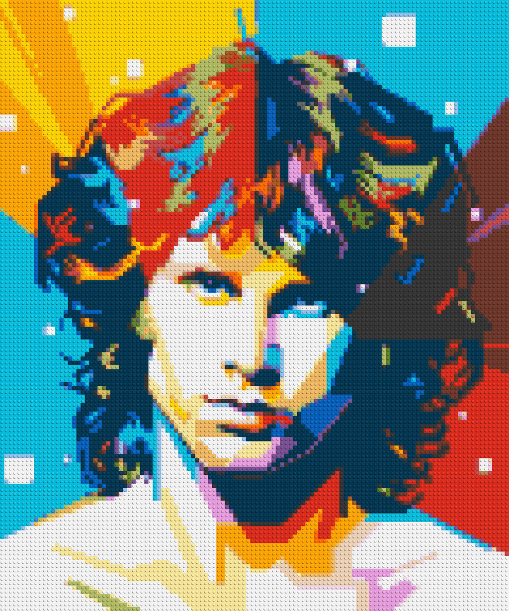 Jim Morrison - Brick Art Mosaic Kit