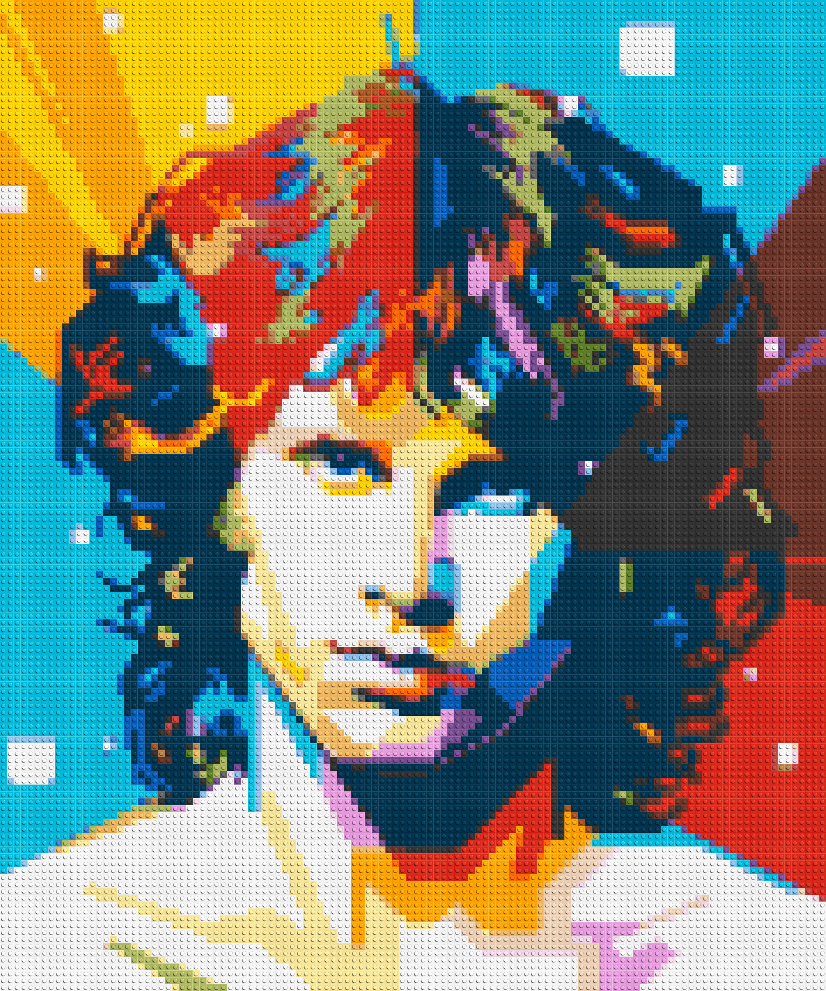 Jim Morrison - Brick Art Mosaic Kit