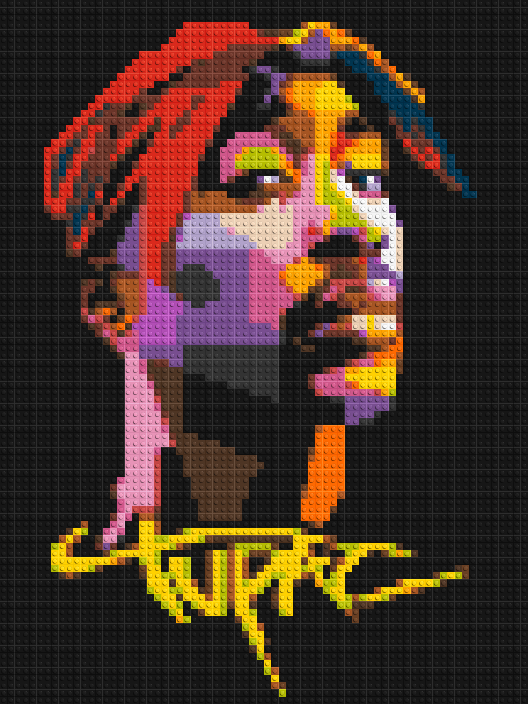 Tupac Shakur - Brick Art Mosaic Kit