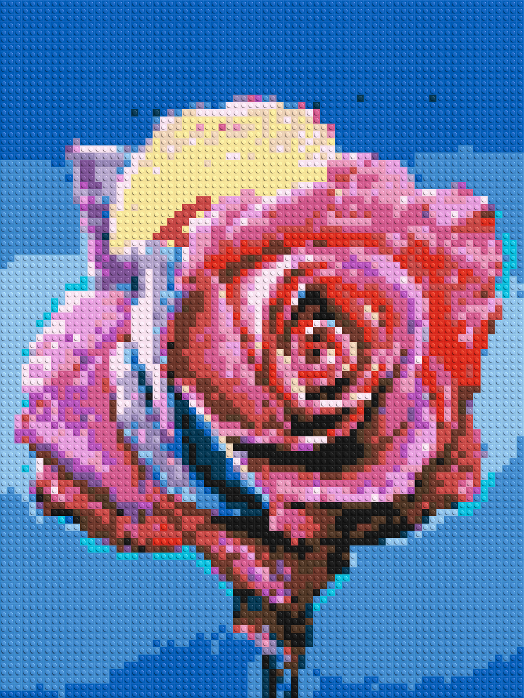 Colorful Rose - Brick Art Mosaic Kit