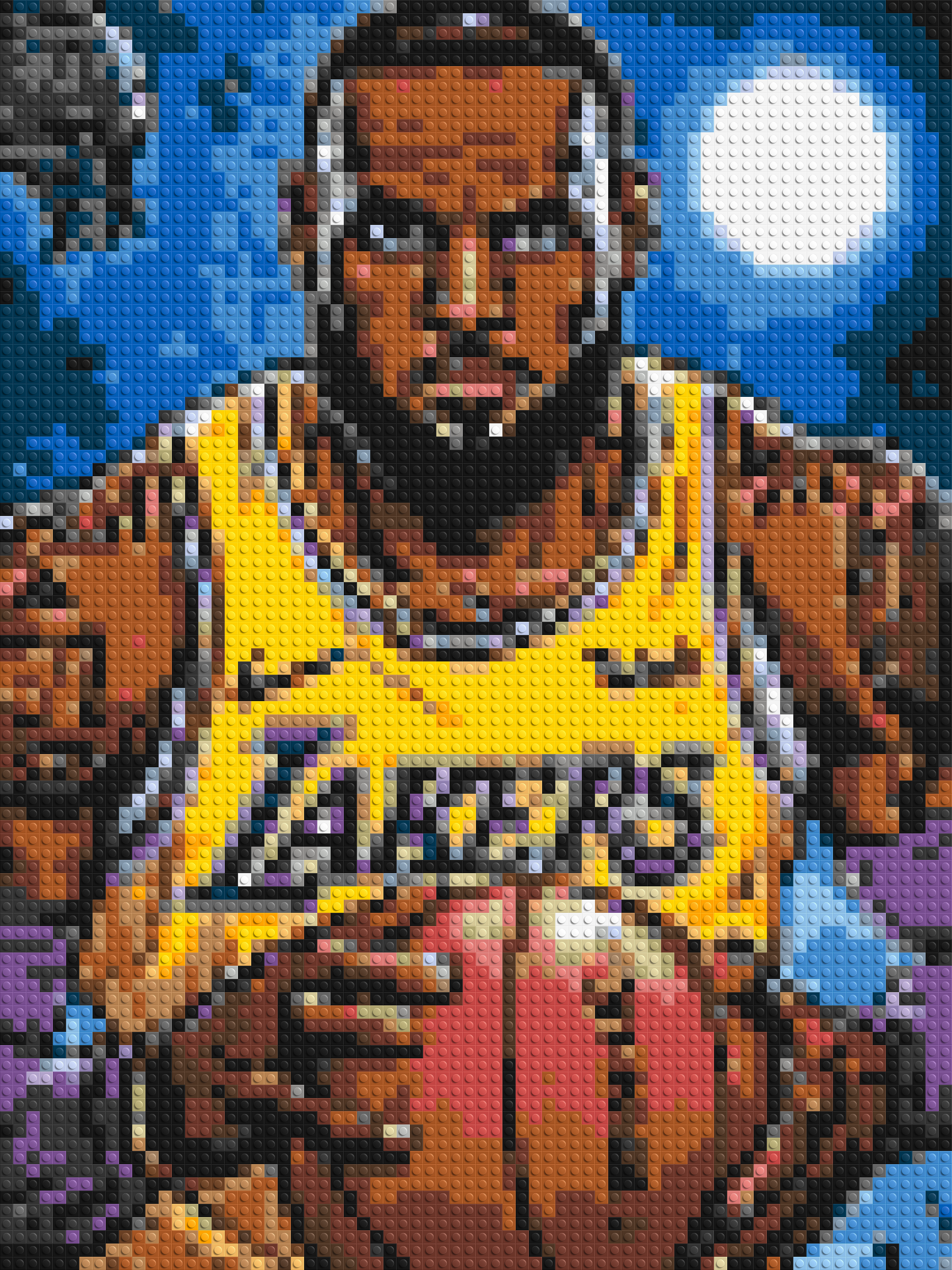 LeBron James Pop Art - Brick Art Mosaic Kit