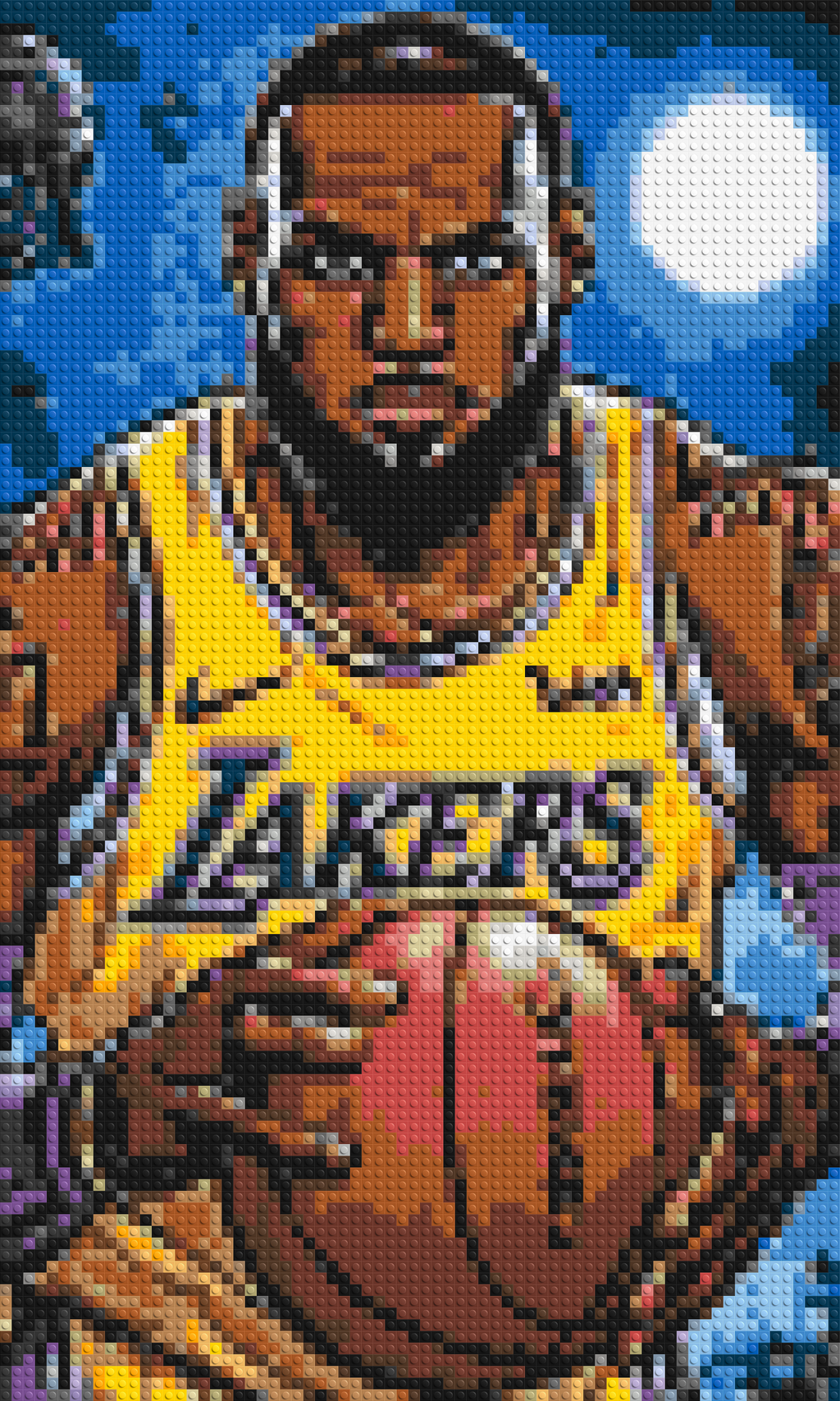 LeBron James Pop Art - Brick Art Mosaic Kit
