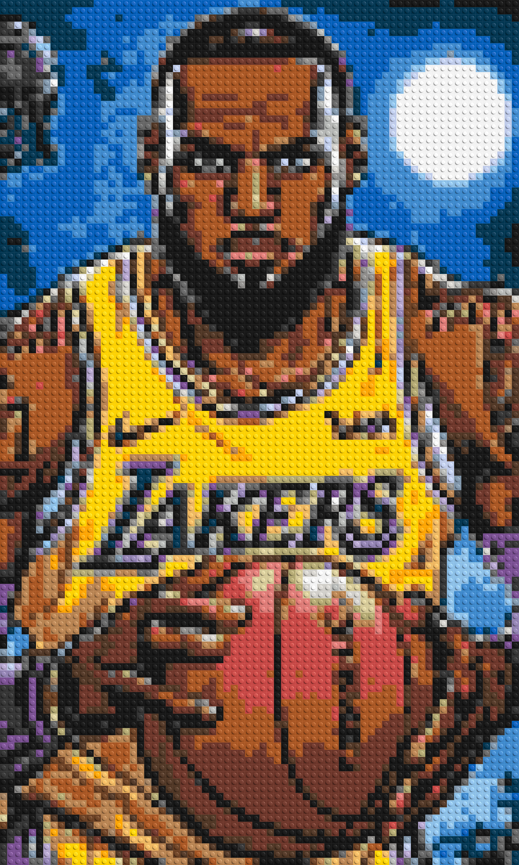 LeBron James Pop Art - Brick Art Mosaic Kit